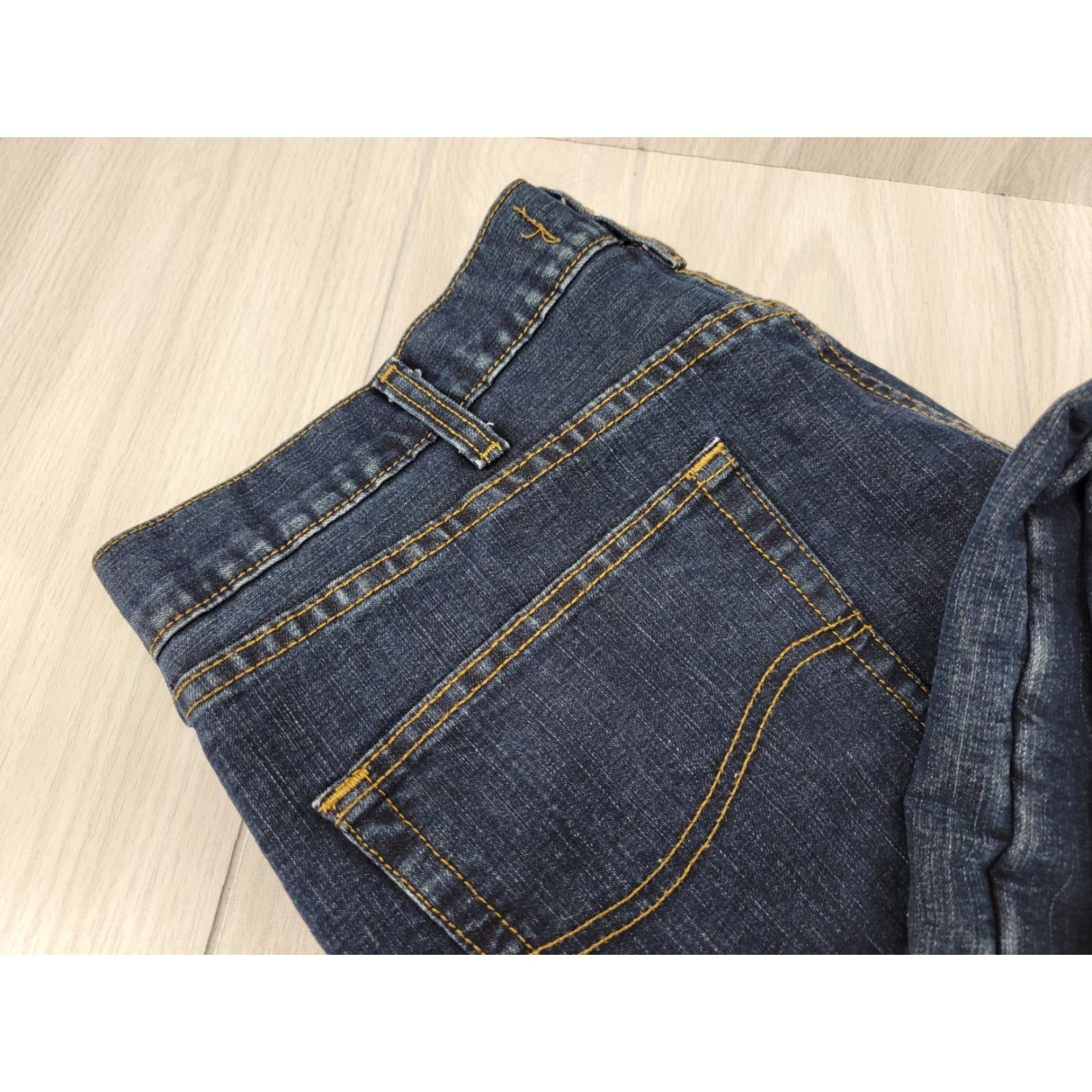 Lee Lee Relaxed Fit Fleece Lined Winter Jeans Mens 40x32 Dark Wash Cotton Blend Size US 40 / EU 56 - 6 Thumbnail
