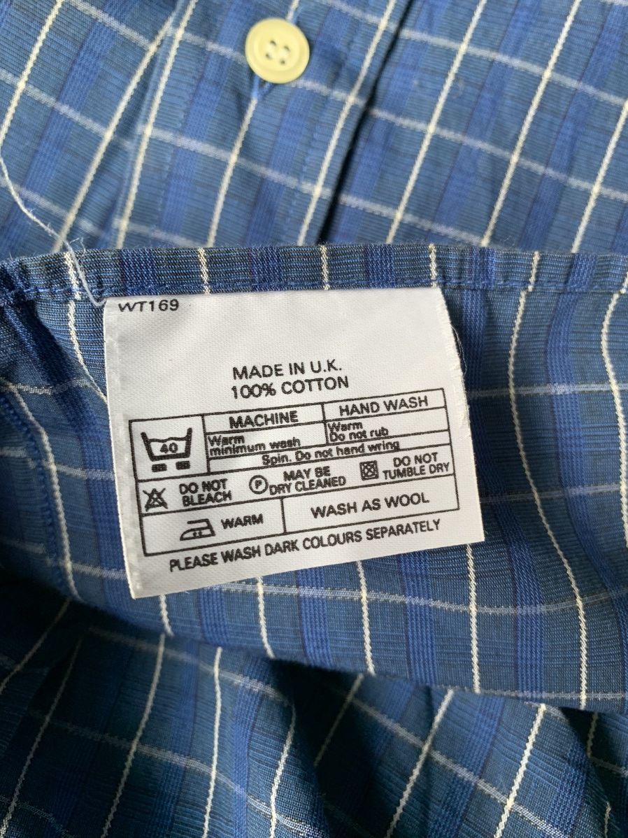 Burberry × Vintage Vintage Burberrys shirt Size US XL / EU 56 / 4 - 7 Thumbnail