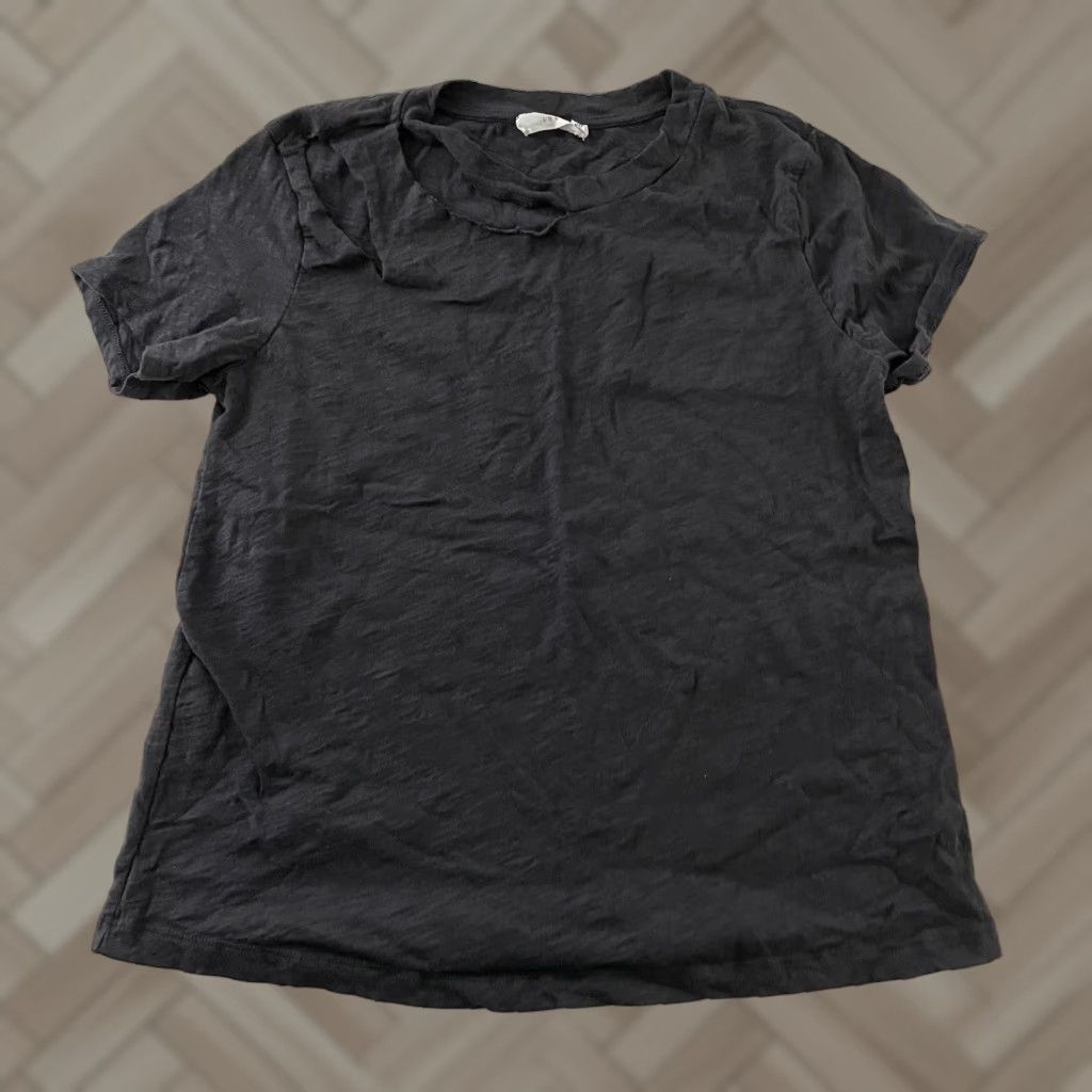 Vintage Lush T-Shirt Short Sleeve Gray XS Women's Solid Top Shirt XS Women Gray Lush T-Shirt Size XS / US 0-2 / IT 36-38 - 1 Thumbnail