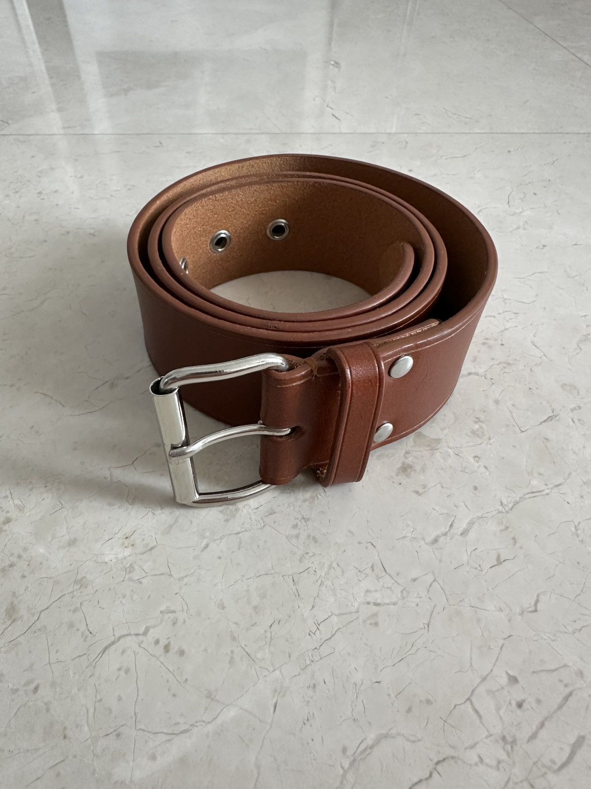 A.P.C. Leather Belt Size 30 - 3 Thumbnail