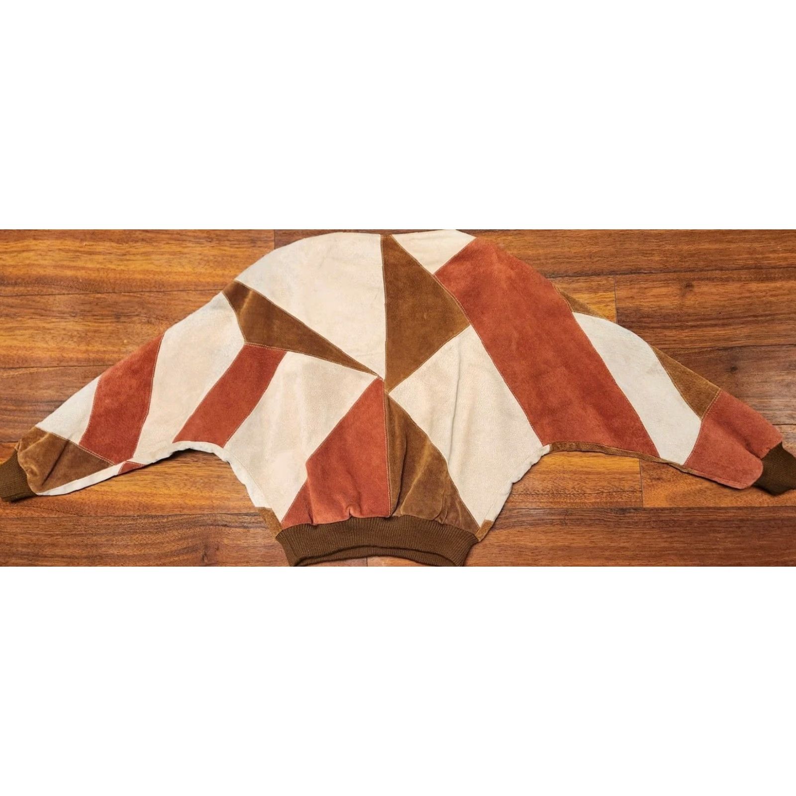 Vintage VINTAGE Montgomery Ward Leather Patchwork Top The Tannery Women Sz 13/14 Suede Lined VTG Blouse Size XL / US 12-14 / IT 48-50 - 5 Thumbnail