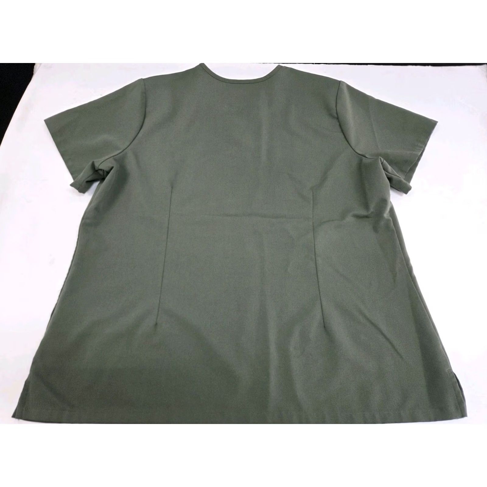 Vintage FIGS Women’s Technical Collection Style 1000211 Pocket Scrub Top Green XL Women Size XL / US 12-14 / IT 48-50 - 4 Thumbnail