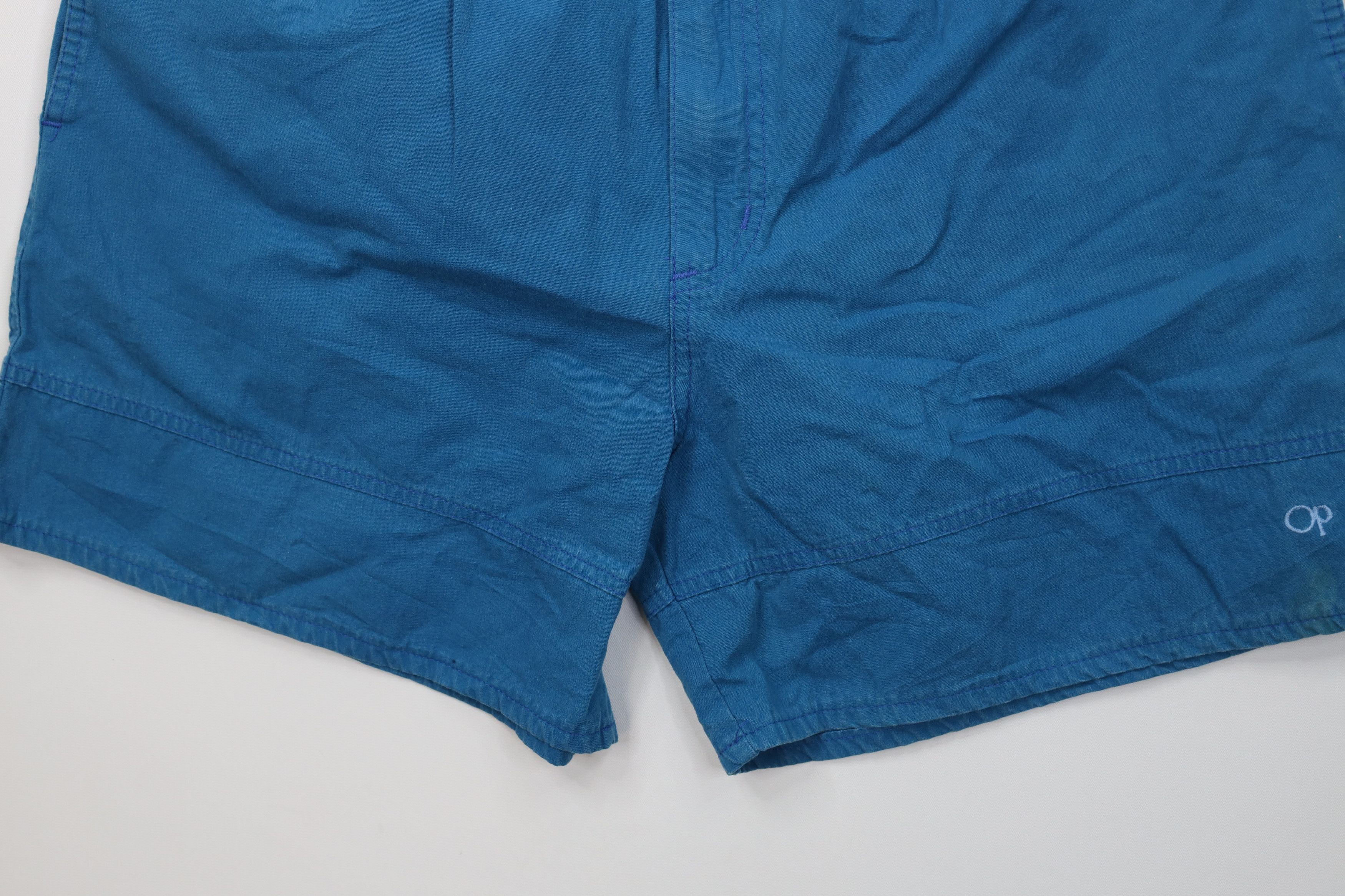 Ocean Pacific Vintage 80s 90s Ocean Pacific Above Knee Surf Shorts Blue Size US 36 / EU 52 - 4 Thumbnail