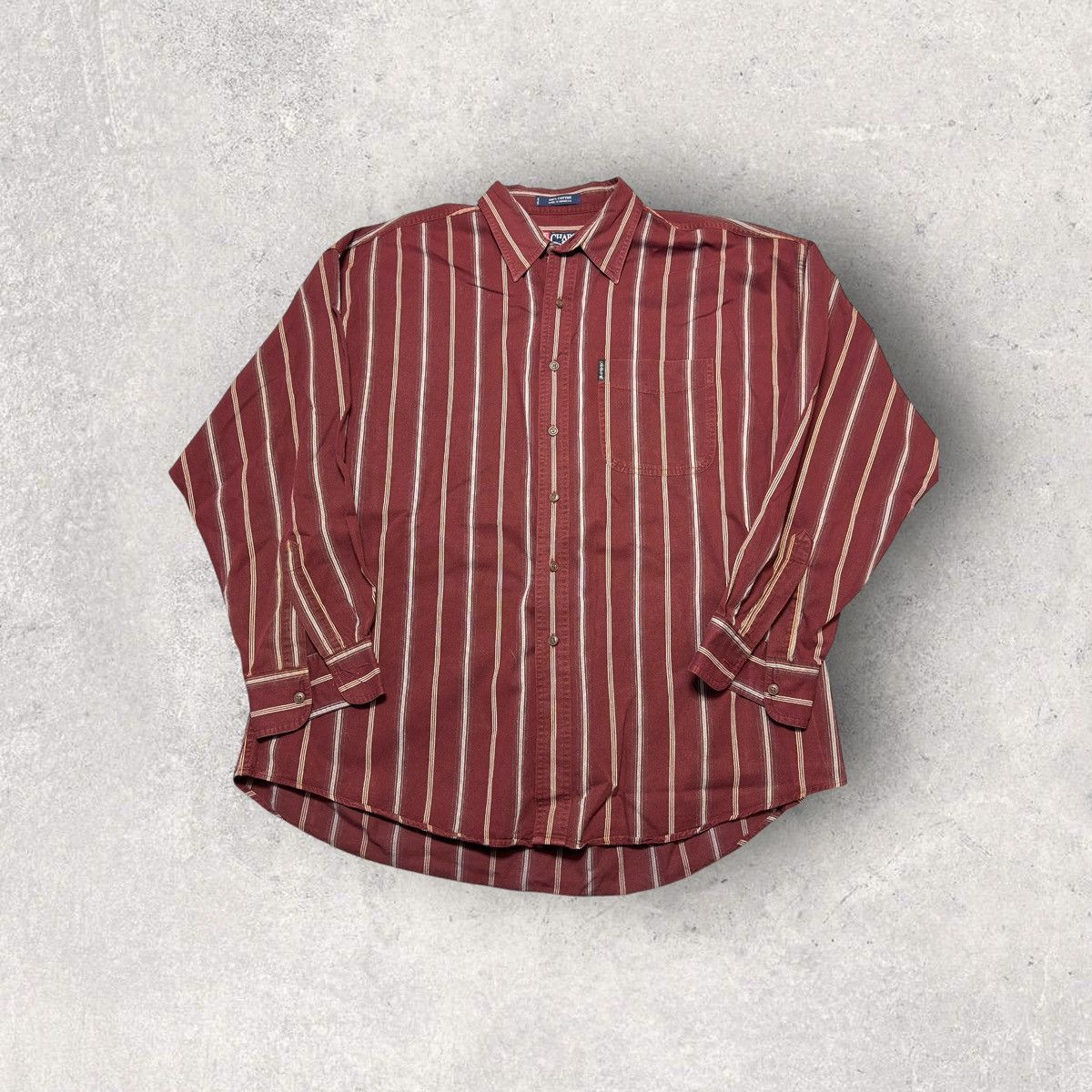 Chaps Ralph Lauren × Vintage Vintage Chaps Ralph Lauren striped shirt Size US XL / EU 56 / 4 - 1 Thumbnail