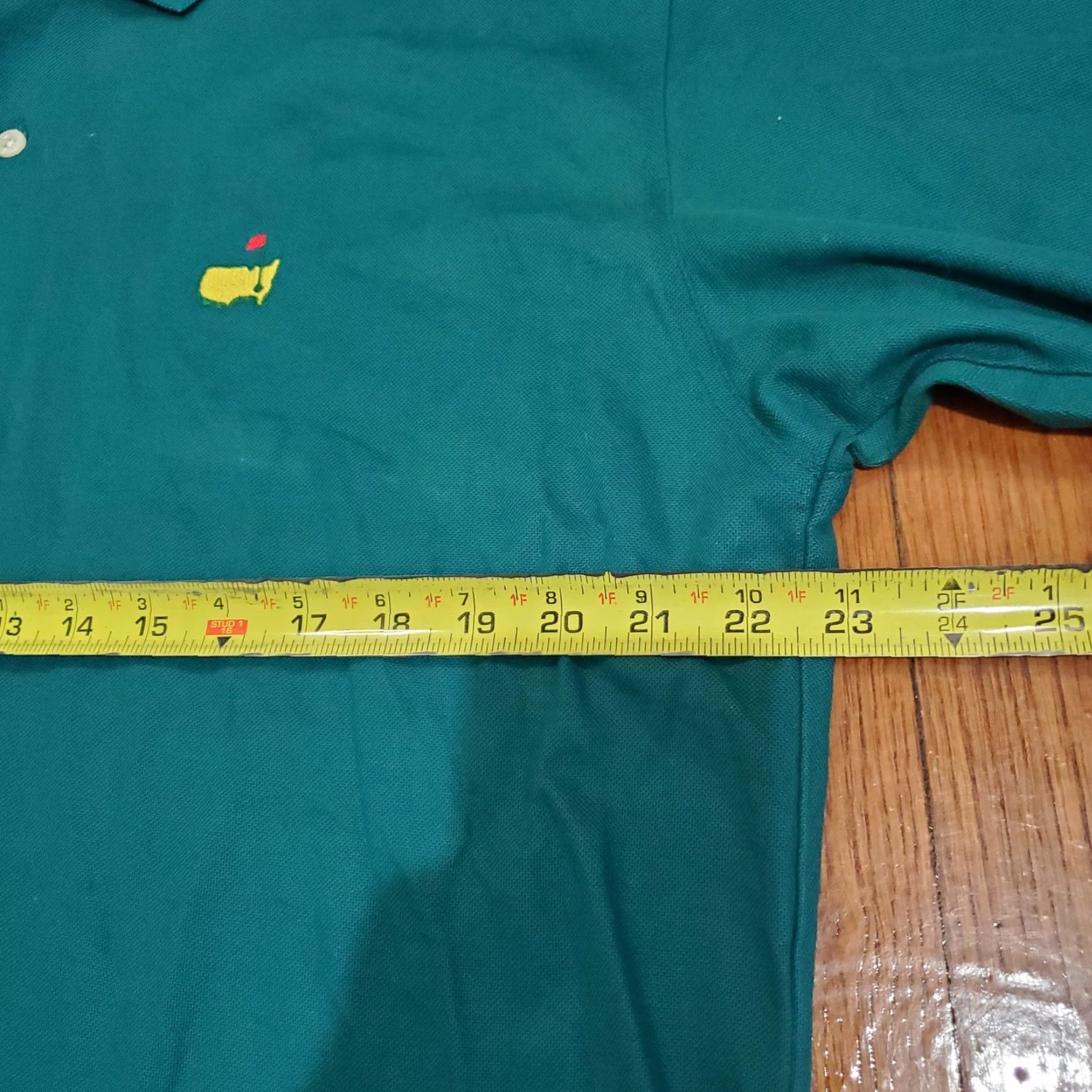 Vintage Masters Collection Polo Shirt Mens L Augusta National Green Embroidered Tee Polo Size US L / EU 52-54 / 3 - 6 Thumbnail