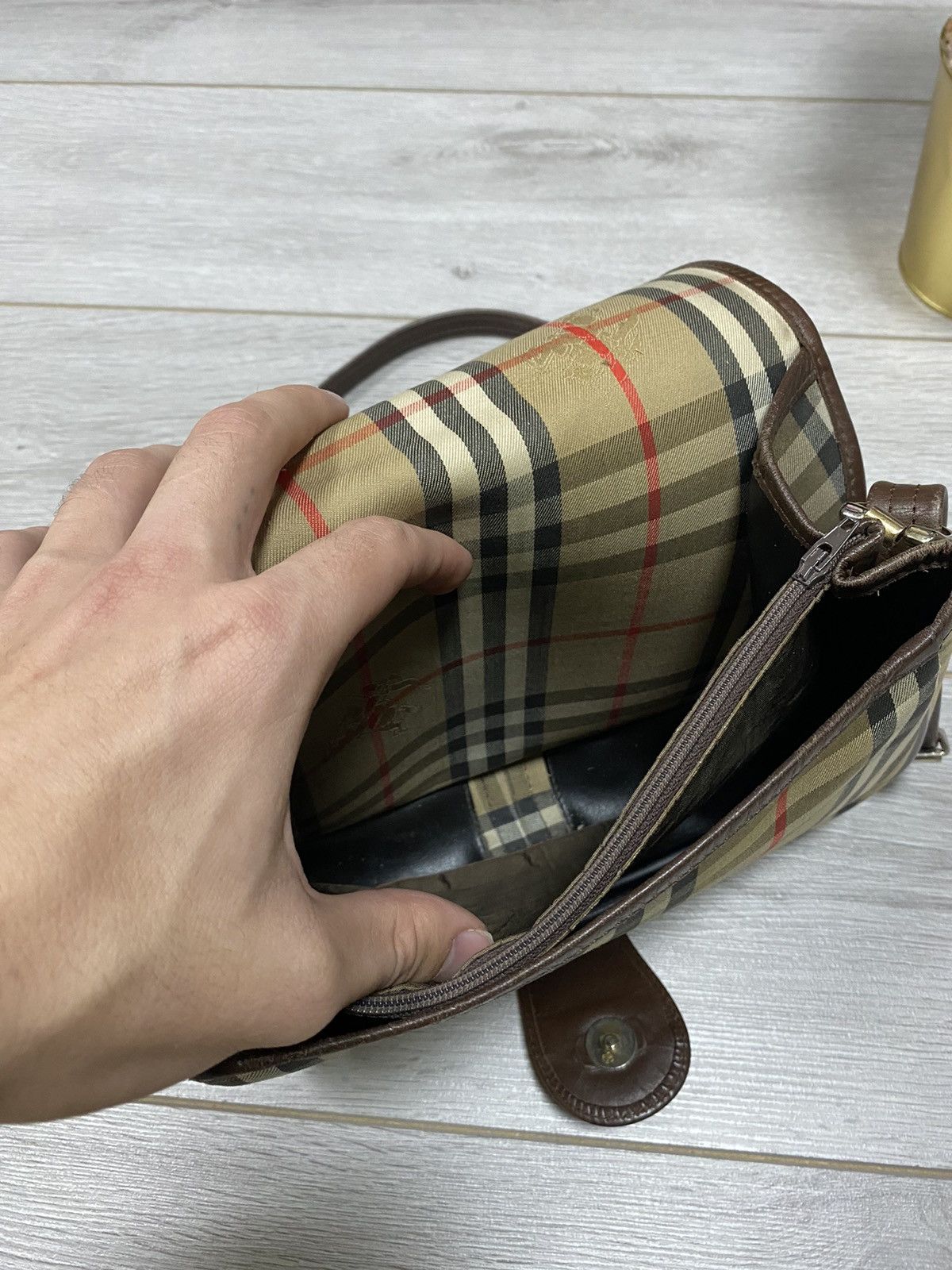 Burberry Burberrys vintage Nova Check shoulder bag cross body Size ONE SIZE - 8 Thumbnail