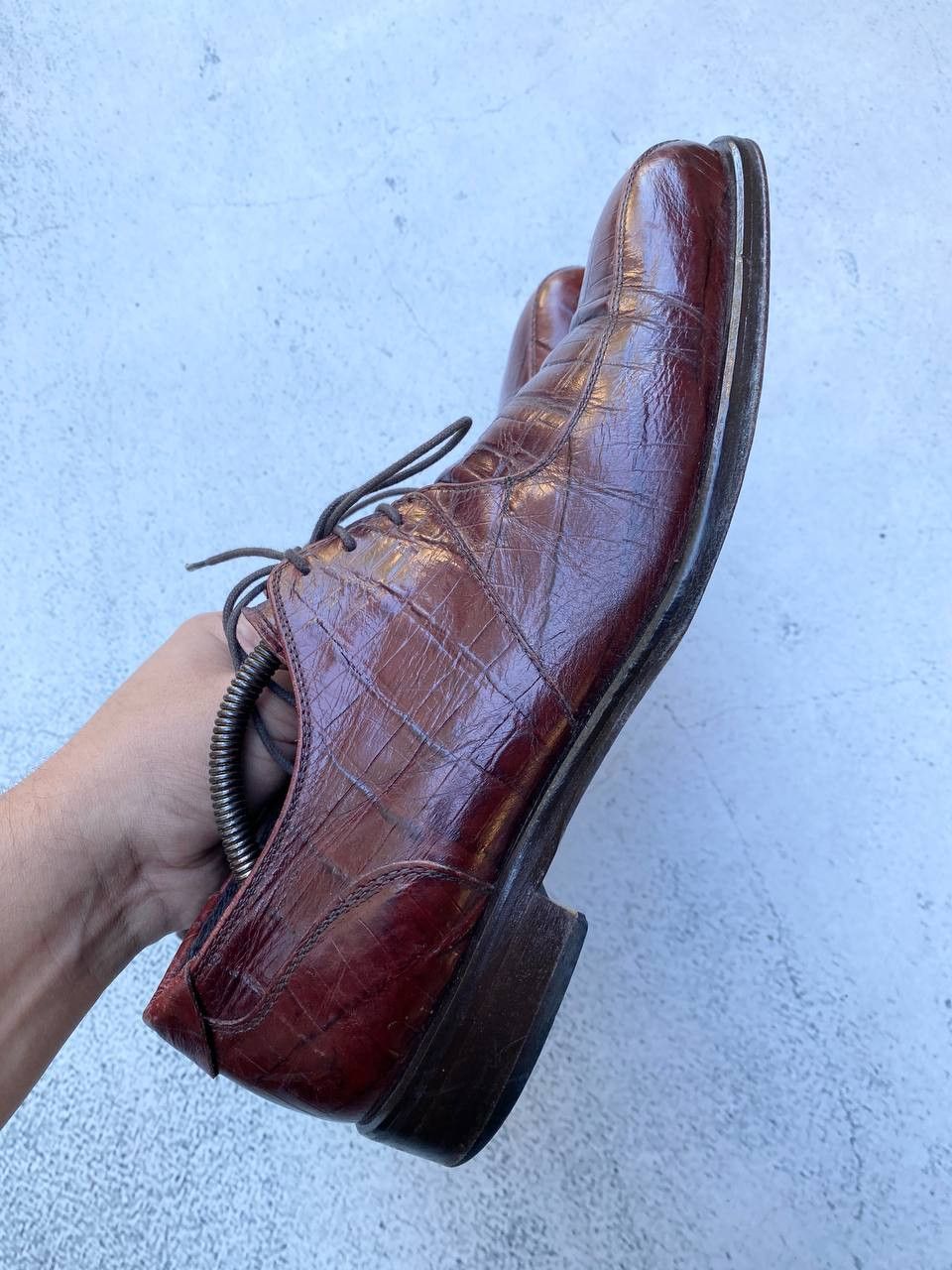 Other Italian Vintage Guidi style Leather Faded Shoes Size US 10 / EU 43 - 6 Thumbnail
