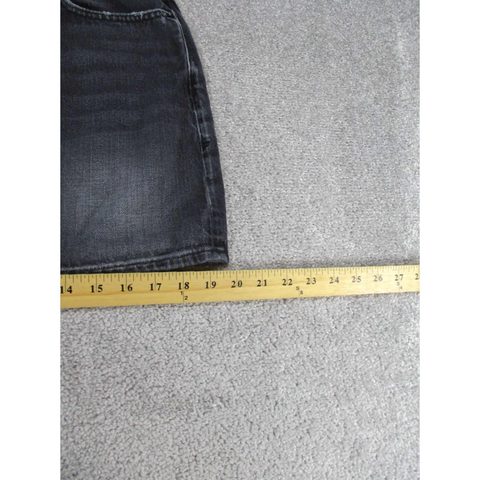 Frame FRAME Skirt Womens 29 Gray Denim Mini Cotton Size 29" - 5 Thumbnail