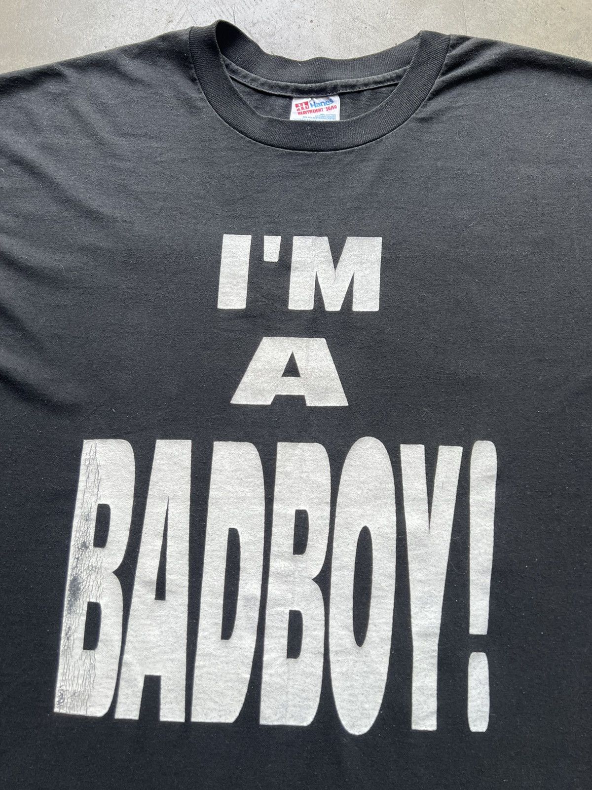 Rap Tees × Vintage VTG ‘90s Bad Boy Entertainment I’m a Bad Boy Rap Tee Shirt Size US XXL / EU 58 / 5 - 3 Thumbnail