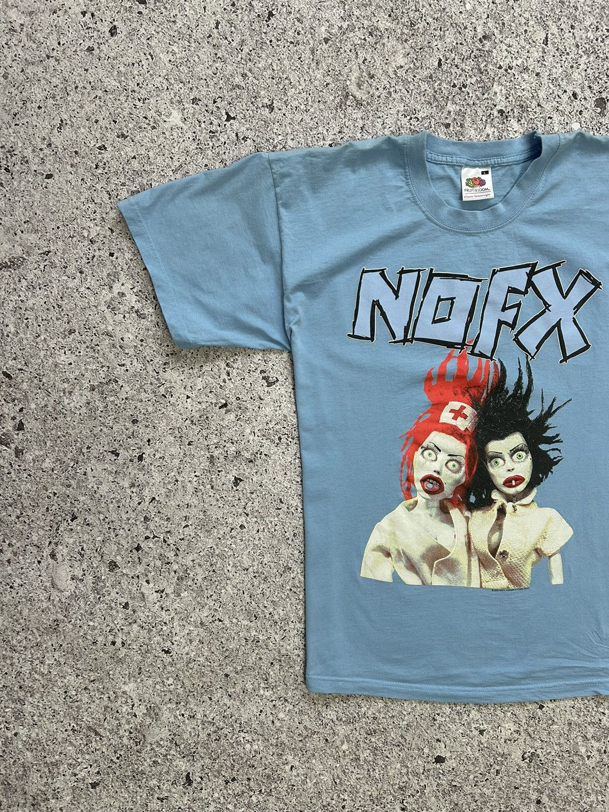 Band Tees × Vintage Vintage 2000 Nofx Pump Up The Valuum Rock Band T-Shirt Size US L / EU 52-54 / 3 - 4 Thumbnail