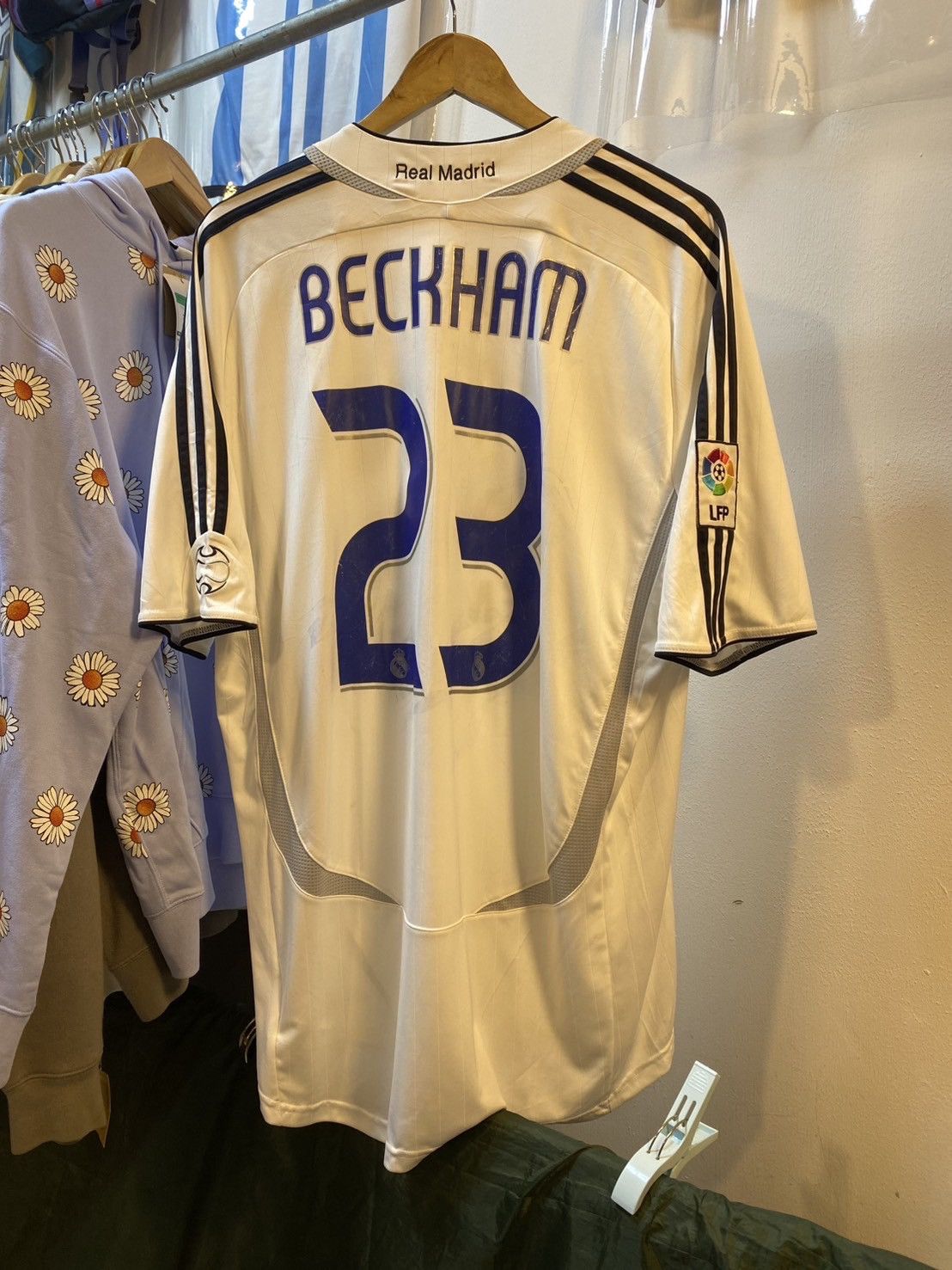 2006-2007 Real Madrid Home Kit BECKHAM 23