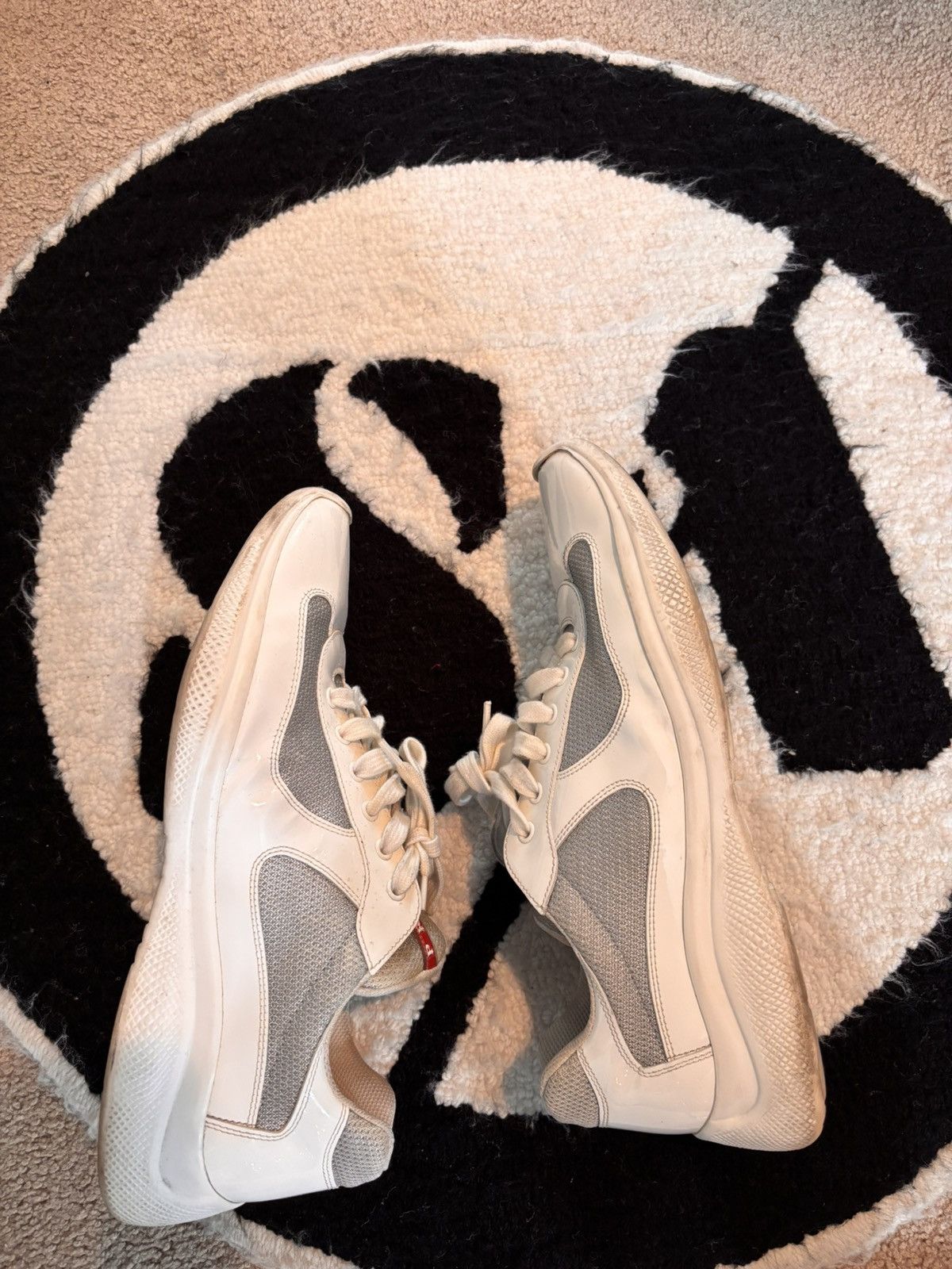Prada Prada American Cup all white size 11 Size US 11 / EU 44 - 3 Thumbnail