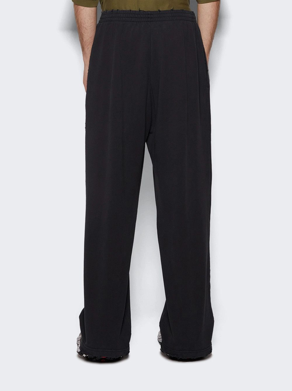 Balenciaga o1w1db10226 Baggy Sweatpants & Joggers in Black Size US 36 / EU 52 - 5 Thumbnail