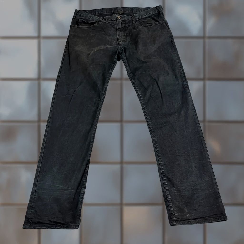 Emporio Armani Emporio Armani Jeans Tapered Mens 36 32 Lightweight Charcoal Grey 5-Pocket Denim Regular Rise Mid Grey Jeans Mens Size US 36 / EU 52 - 1 Thumbnail