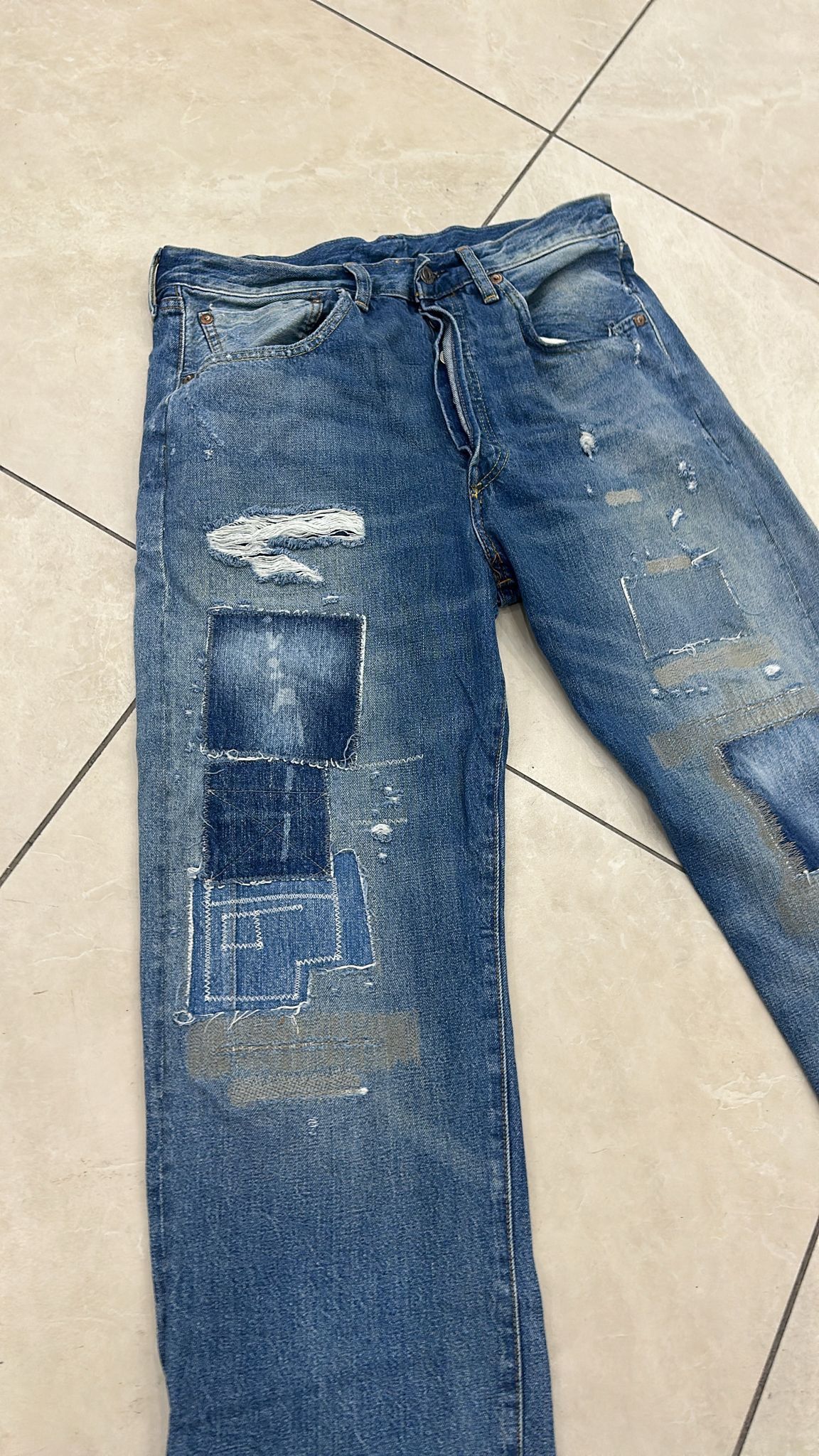 Levi's Vintage Clothing LVC Levi's Vintage Clothing 1955 501XX BigE Selvedge Jeans Size US 32 / EU 48 - 3 Thumbnail