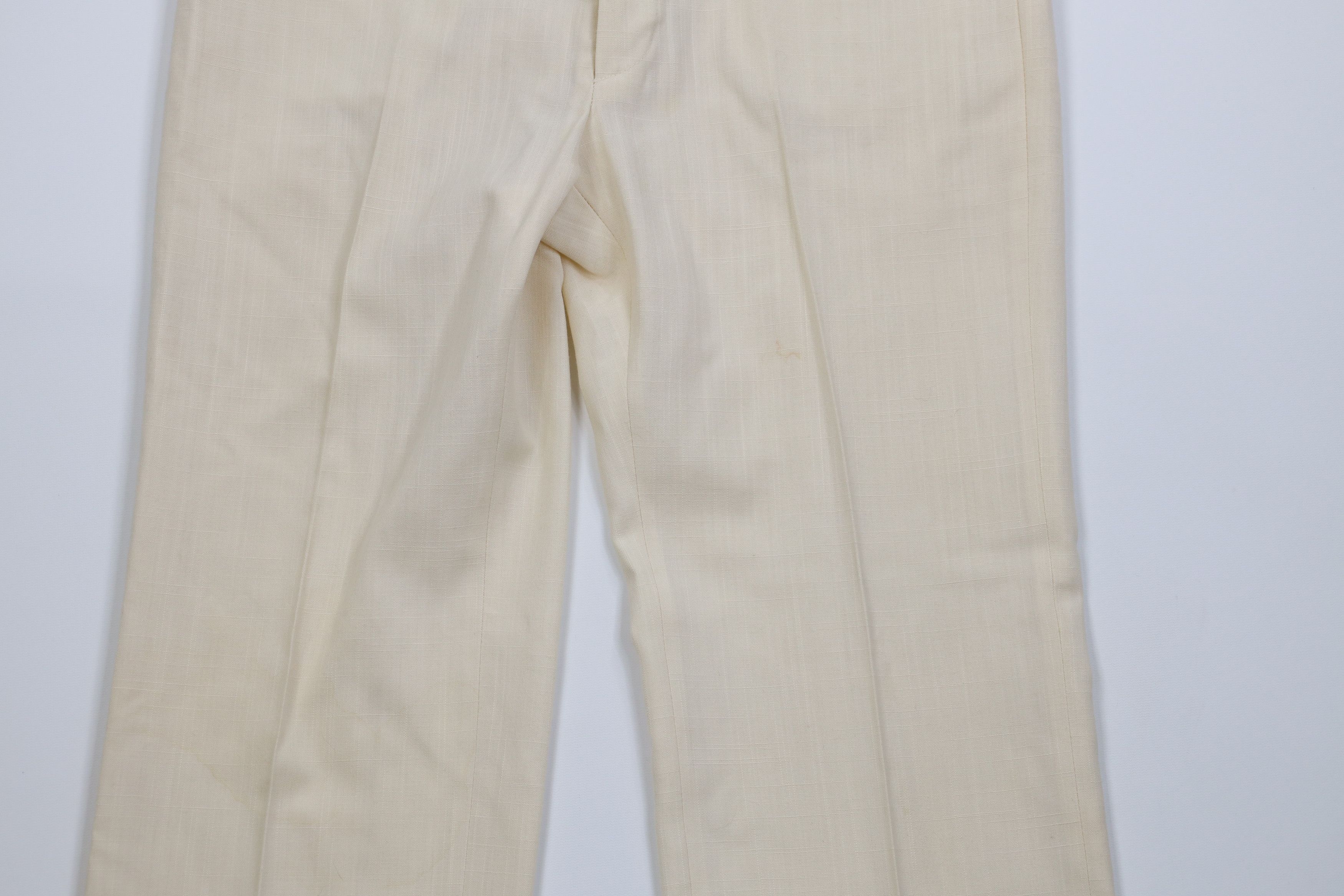 Vintage AS IS Vintage 70s Streetwear Linen Blend Wide Leg Pants Size US 34 / EU 50 - 3 Thumbnail