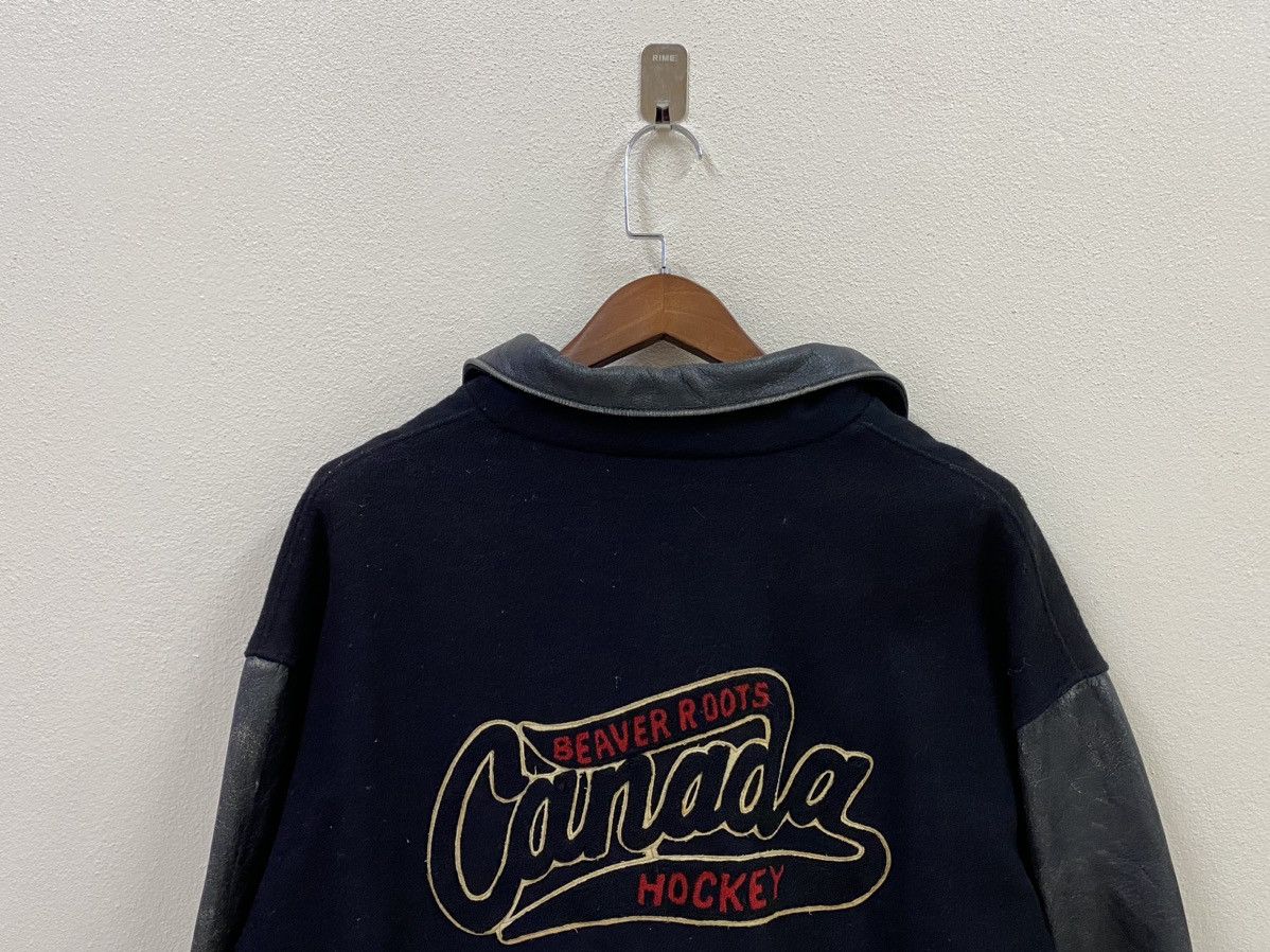 Vintage Vtg Varsity 80s Wool Jacket Beaver Roots Canada Size US XL / EU 56 / 4 - 4 Thumbnail