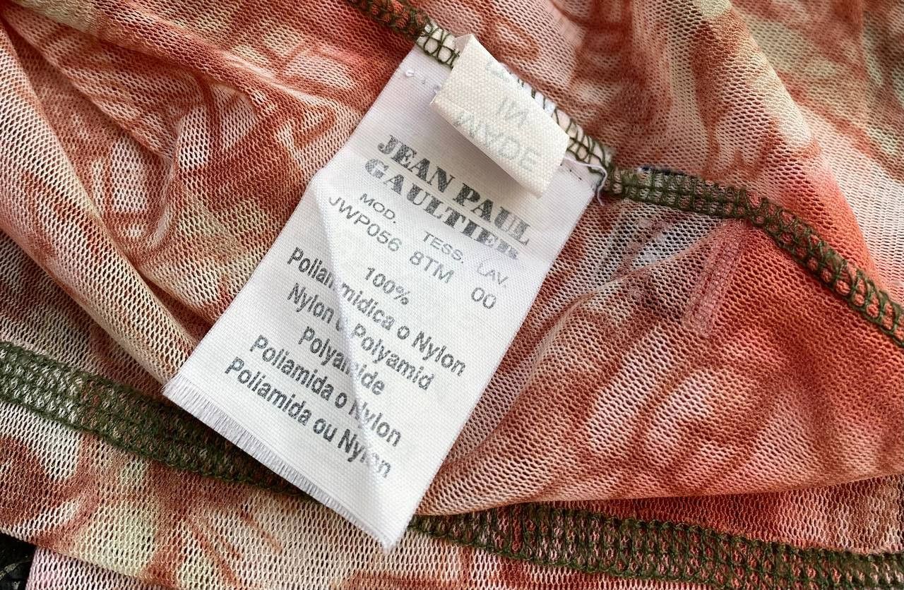 Jean Paul Gaultier Jean Paul Gaultier - 2000s Roses Mesh Shirt Size M / US 6-8 / IT 42-44 - 11 Thumbnail