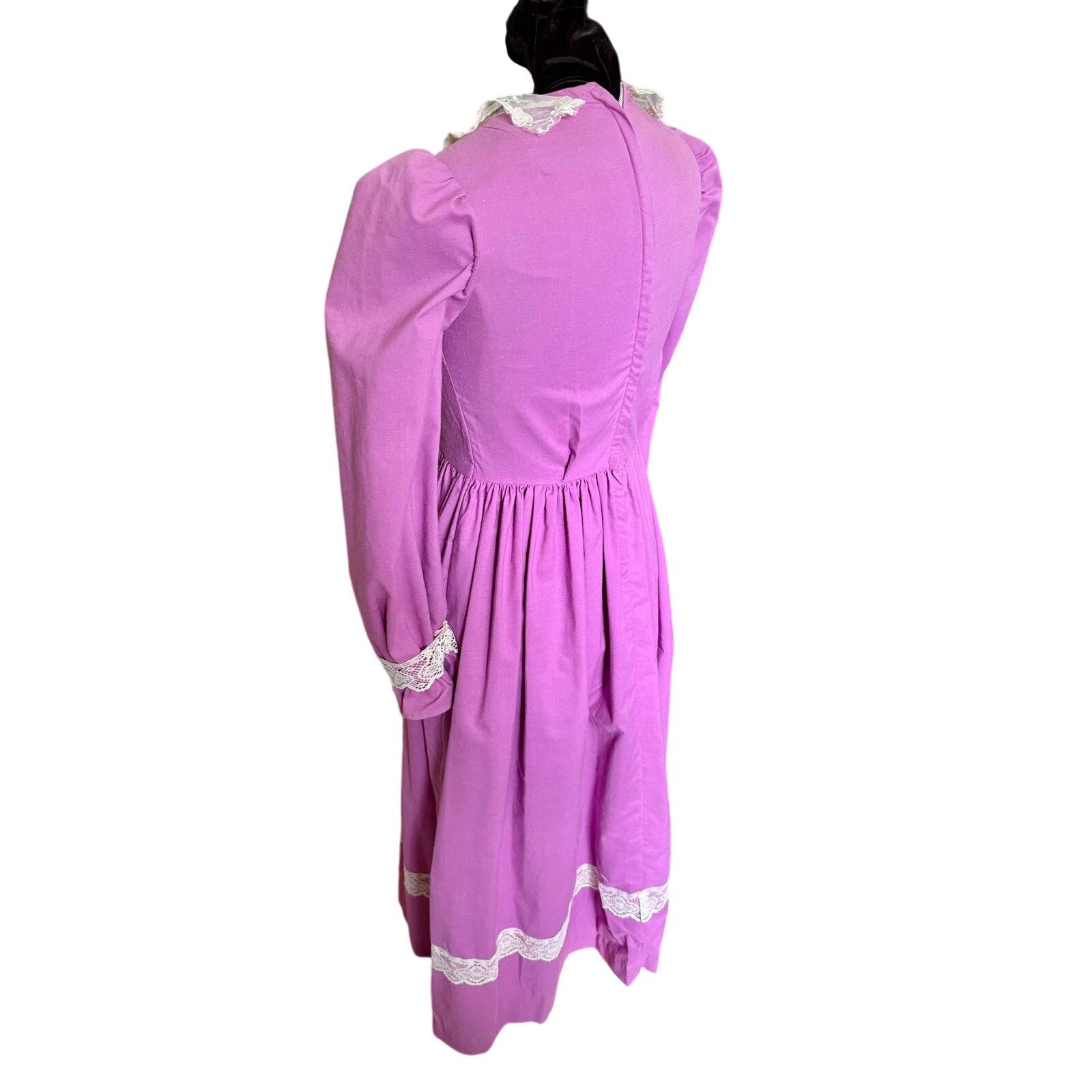 Vintage Vintage 60's Handmade Orchid Purple Maxi Prairie Dress XS Size XS / US 0-2 / IT 36-38 - 2 Thumbnail