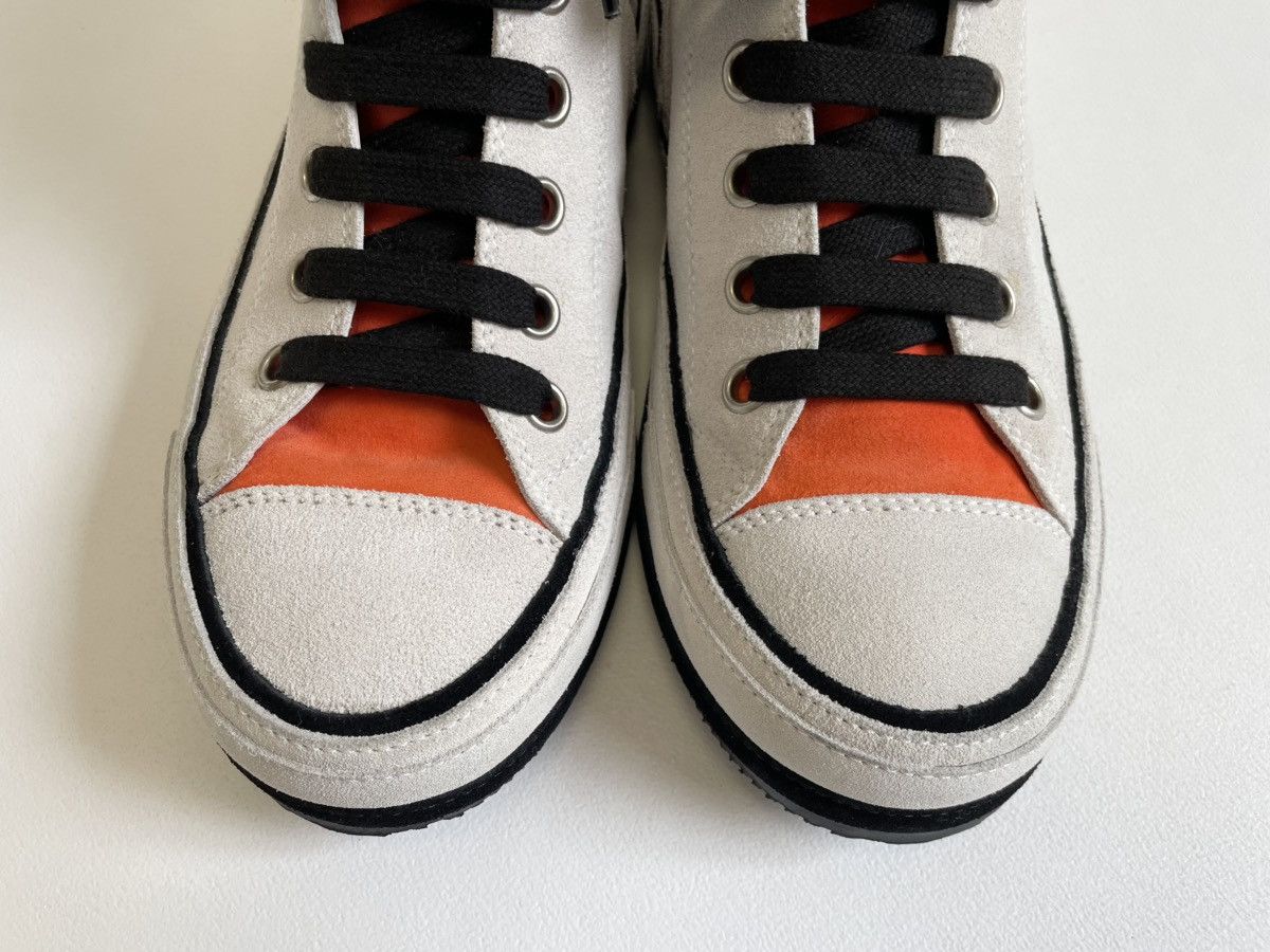 Ann Demeulemeester High Top Sail White Suede ‘Gert’ Sneakers Size US 8 / IT 38 - 14 Thumbnail