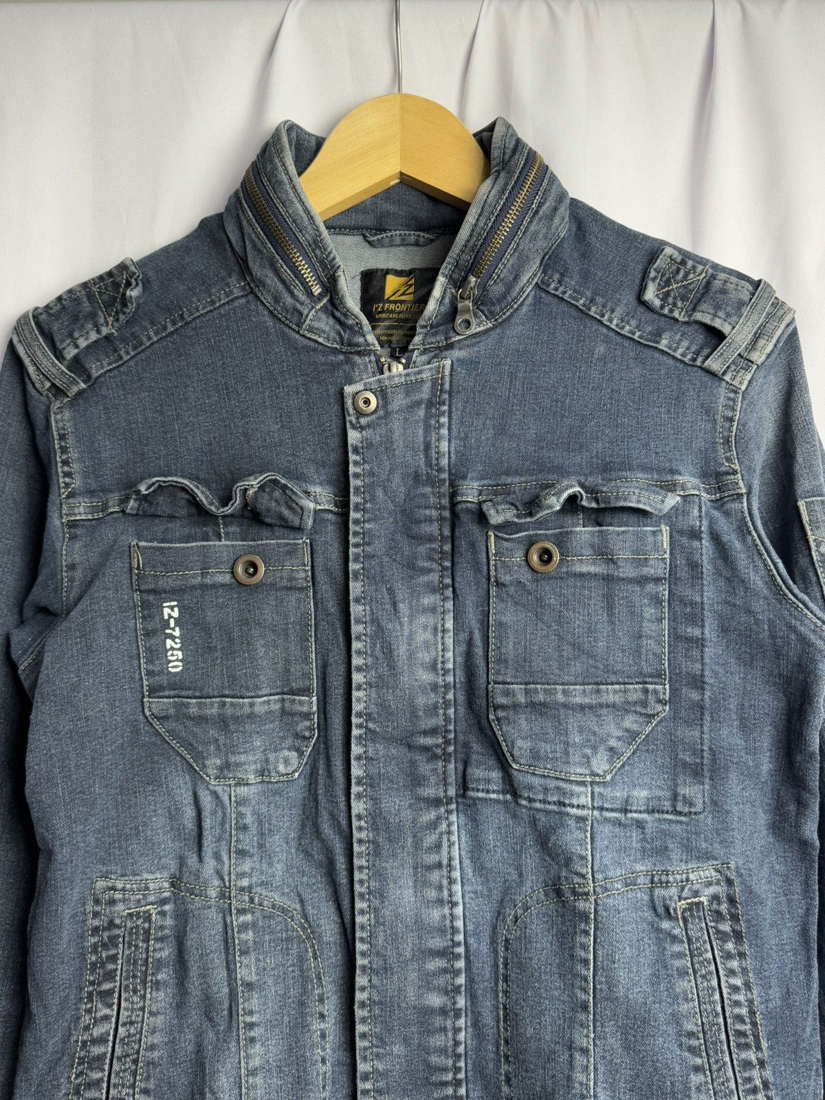 If Six Was Nine × Japanese Brand × Le Grande Bleu (L.G.B.) Bono Denim Jacket Iz Frontier Goa Style Japanese Size US M / EU 48-50 / 2 - 2 Thumbnail
