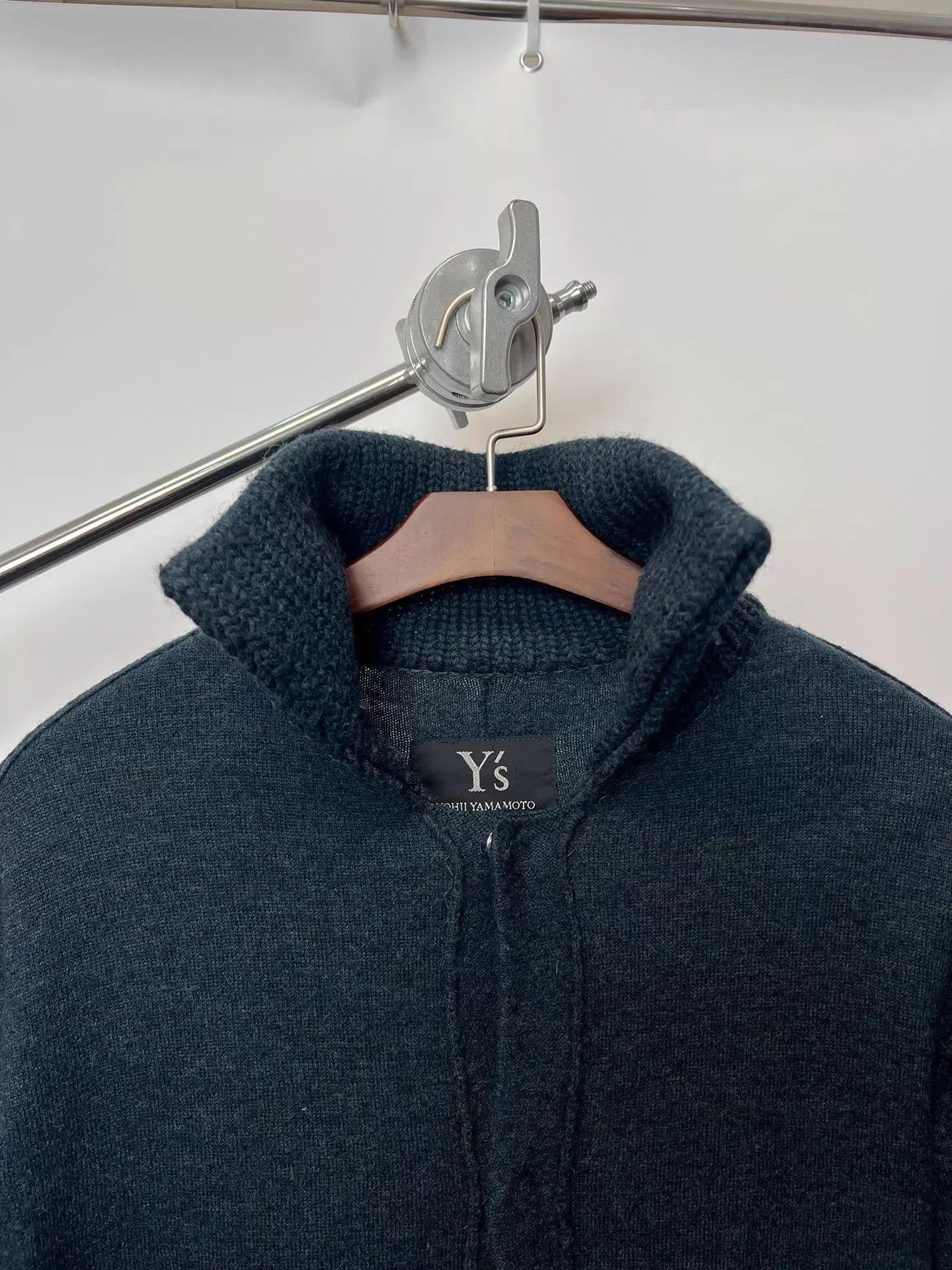 Yohji Yamamoto Multi Color Zip-Front Knit Sweater. Size US L / EU 52-54 / 3 - 3 Thumbnail
