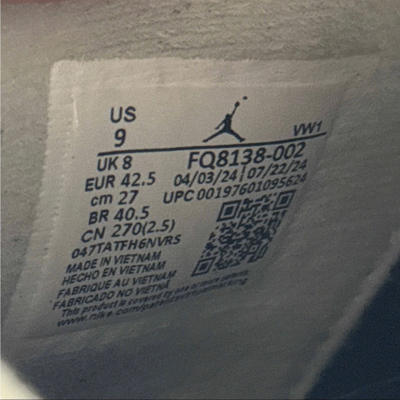 Jordan Brand × Nike Size 9 - Air Jordan 4 Retro Fear 2024 Men's Shoes Ships Now Size US 9 / EU 42 - 7 Thumbnail
