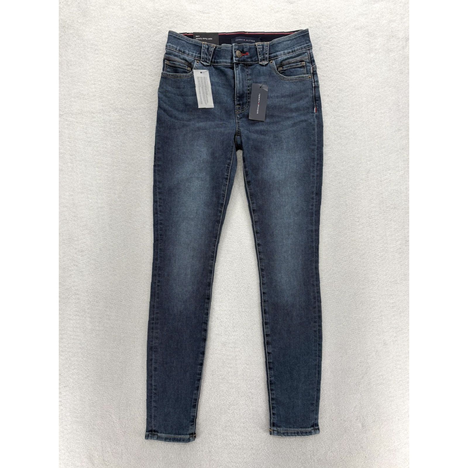 Tommy Hilfiger Tommy Hilfiger Waverly Skinny Jeans Womens 2 Blue Medium Wash NWT Size 26" / US 2 / IT 38 - 2 Thumbnail