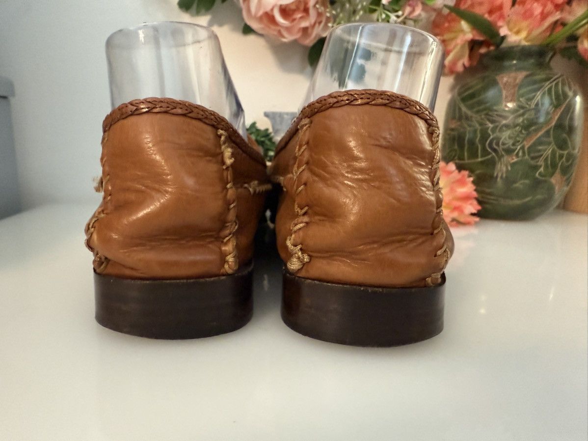 Bragano Bragano Italy Leather Tasseled Loafers 10.5 M Cognac Brown Size US 10.5 / EU 43-44 - 2 Thumbnail