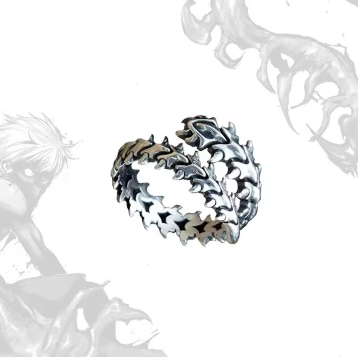 Jewelry Retro Punk Centipede Ring Size ONE SIZE - 5 Thumbnail