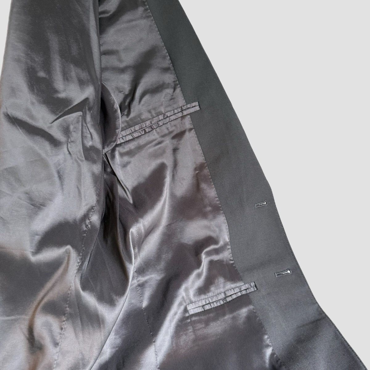 Dolce & Gabbana D&G Black Slim Fit Three Piece Suit Size 38S - 7 Thumbnail