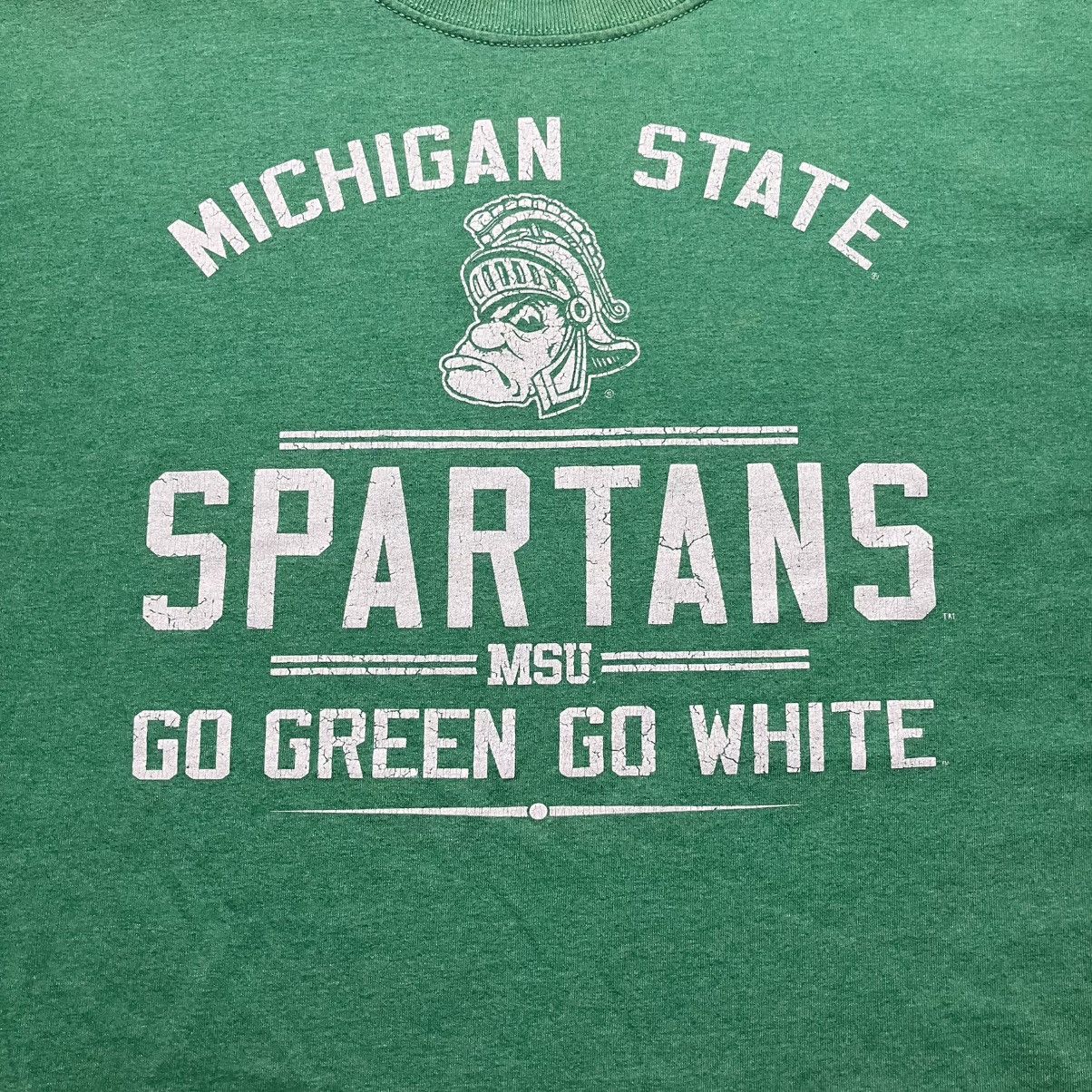 Fruit Of The Loom × NCAA Michigan State Sprartans College T Shirt Size US XL / EU 56 / 4 - 2 Thumbnail