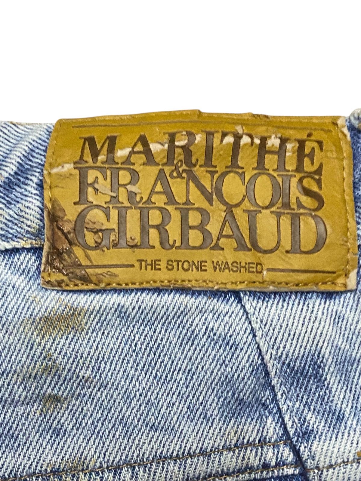 Marithe + Francois Girbaud Vintage amrithe francois Girboud Light Wash Tapered Leg Jean Size US 28 / EU 44 - 13 Thumbnail