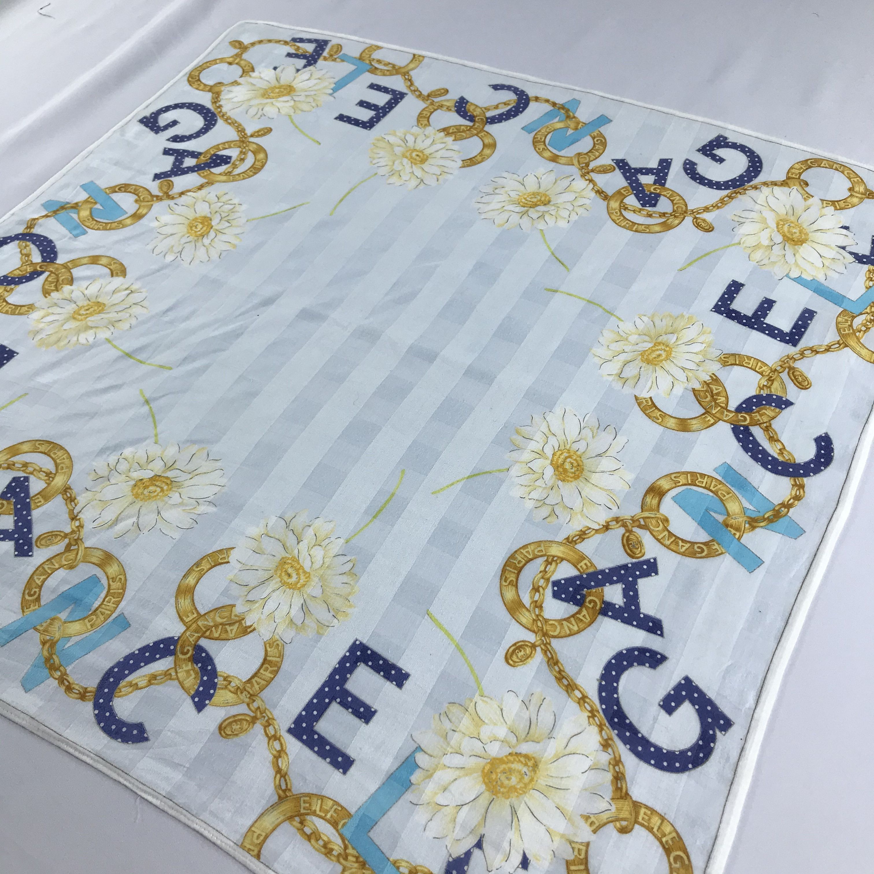 Vintage Elegance Luxury Handkerchief Neckerchief Bandana H959 Size ONE SIZE - 4 Thumbnail