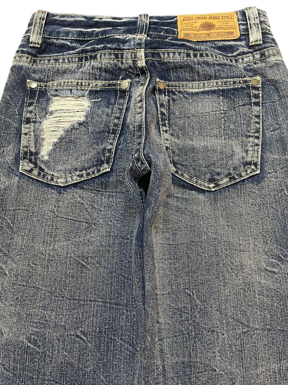 Kapital Vintage Japanese Brand Blue Wash Distressed Style Jeans Size US 28 / EU 44 - 5 Thumbnail