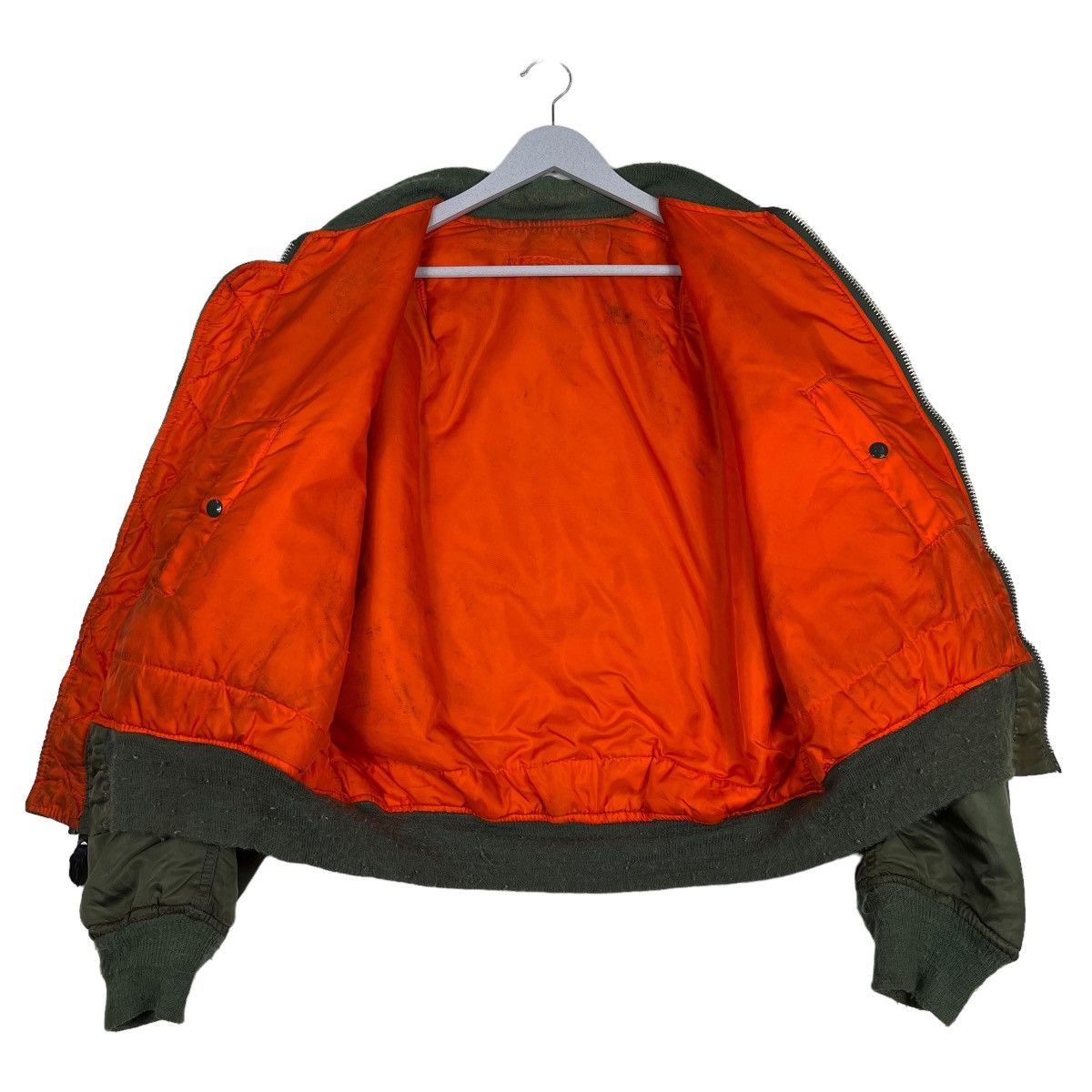 Alpha Industries 🔥 RIOT RIOT VINTAGE MA1 ALPHA REVERSIBLE BOMBER JACKET Size US L / EU 52-54 / 3 - 11 Thumbnail