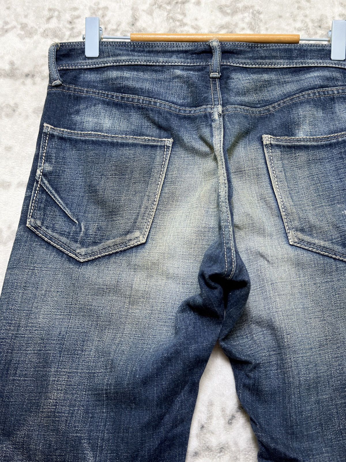 GOSTAR DE FUGA Vintage Gostar de Fuga Selvedge Claw Mark Whiskered Denim Size US 30 / EU 46 - 11 Thumbnail
