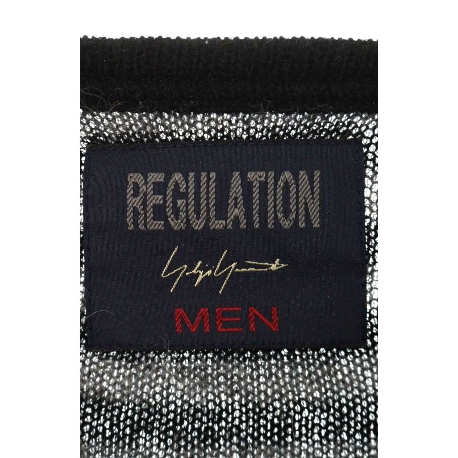Yohji Yamamoto YOHJI YAMAMOTO REGULATION Knit Sweater Size 1 Black Striped Men's Switch Used Size US XS / EU 42 / 0 - 3 Thumbnail