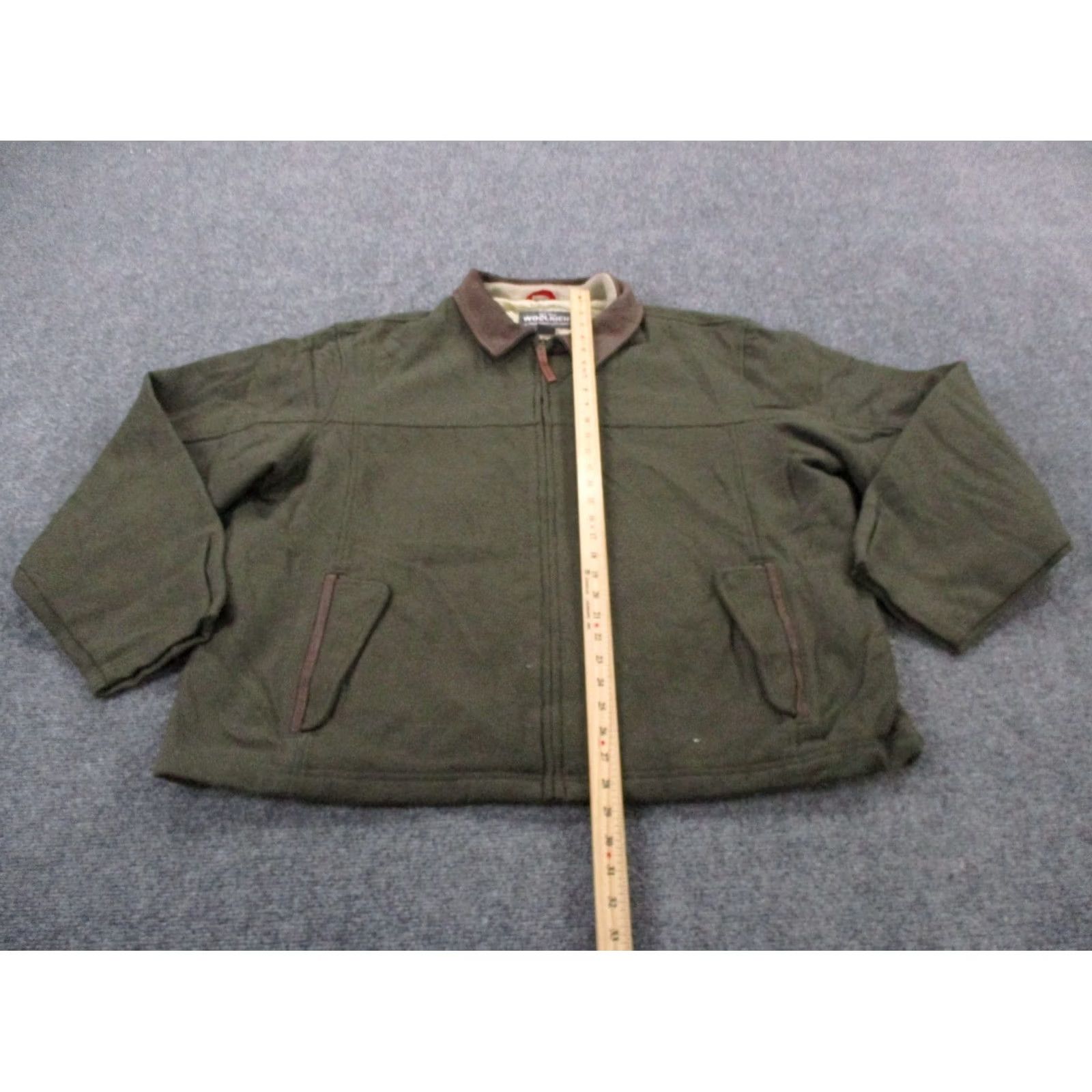 Vintage VINTAGE Woolrich Jacket Mens XL Green Wool blend Barn Coat Work Outdoors Y2K Size US XL / EU 56 / 4 - 3 Thumbnail