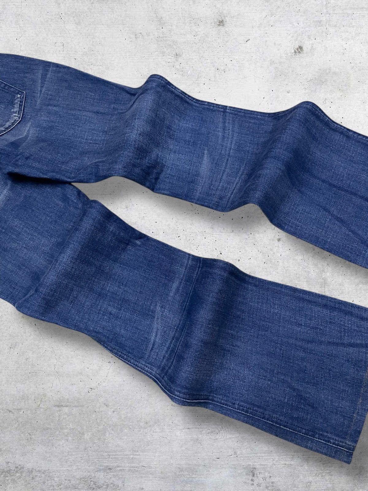 Diesel VINTAGE DIESEL INDUSTRY 90S DESIGNER OG FLARED CUT DENIM Size US 26 / EU 42 - 15 Thumbnail