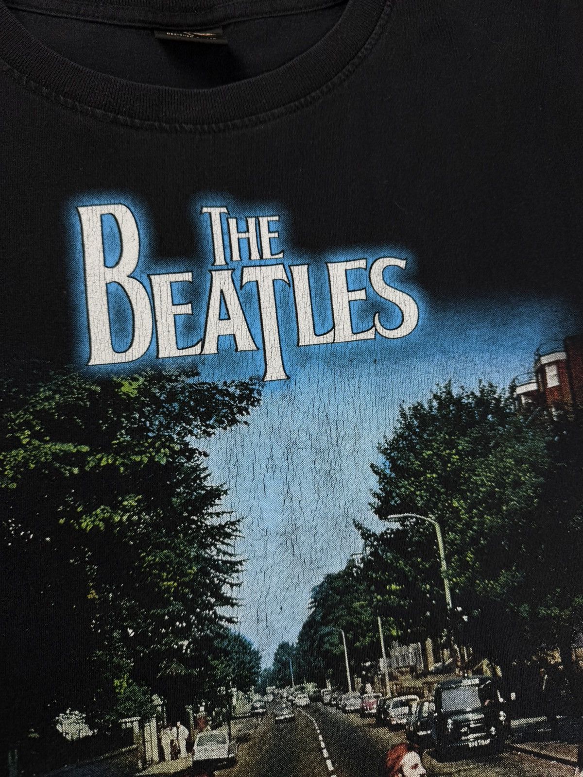 Vintage Vintage The Beatles Abbey Road Black T-Shirt Size US L / EU 52-54 / 3 - 4 Thumbnail
