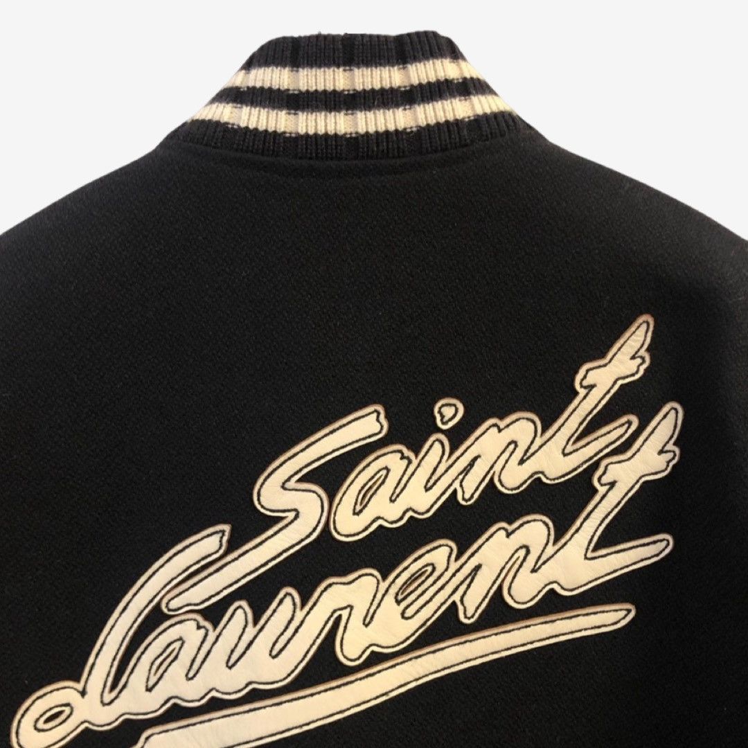 Saint Laurent Paris Saint Laurent Paris Logo Teddy Black Sz. 52 Size US L / EU 52-54 / 3 - 5 Thumbnail