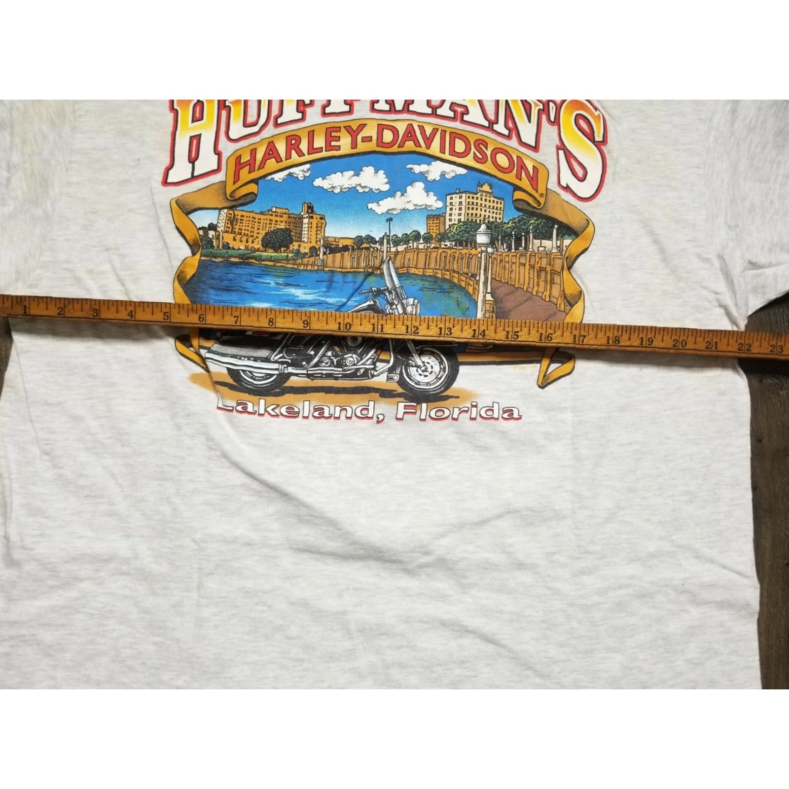 Harley Davidson VINTAGE Harley Davidson T-Shirt XL Mens Space 2000 Double-Sided Logo Graphic Back Transfer Lakeland FL R.K. Stratmen Size US XL / EU 56 / 4 - 6 Thumbnail