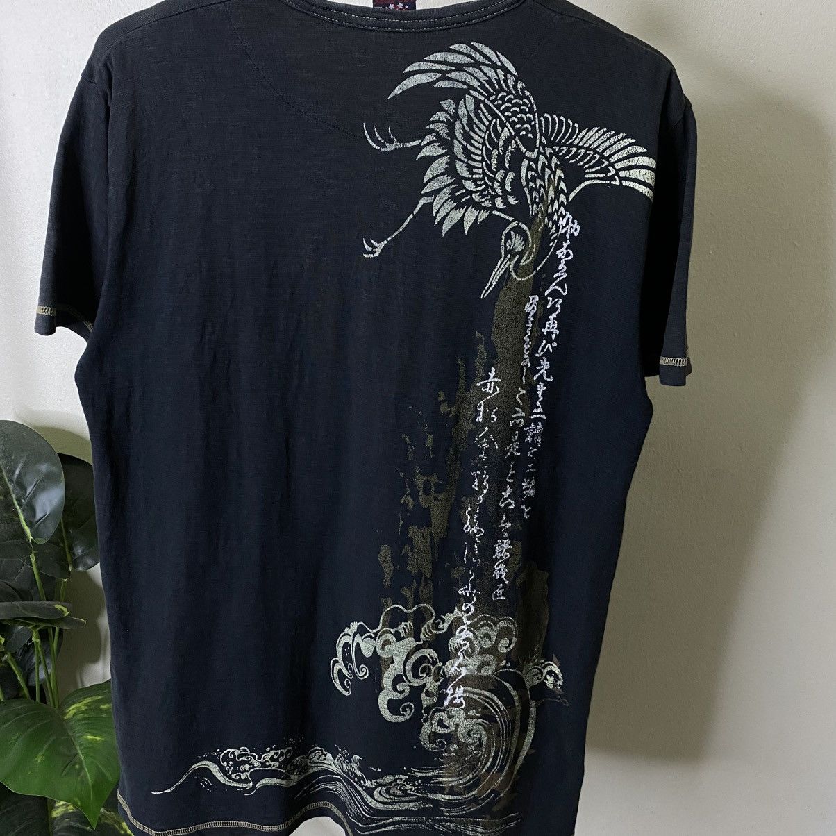 Japanese Brand Sukajan Motive Ed Hardy Karakuri Tamashii Style T Shirt Size US L / EU 52-54 / 3 - 8 Thumbnail