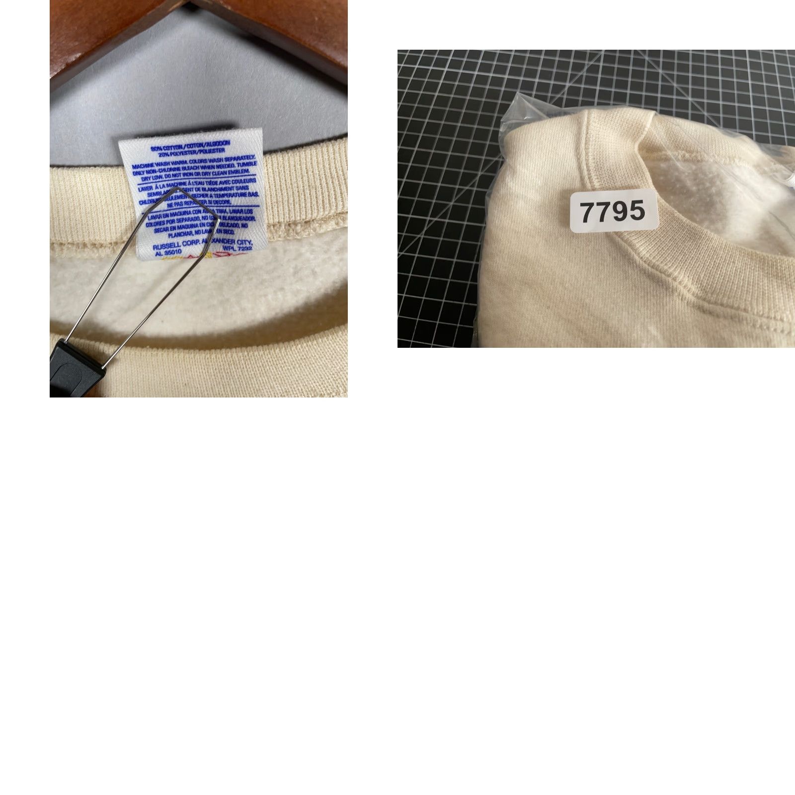 Jerzees VINTAGE Jerzees 90s Turkey Embroidered Sweatshirt Men XL Ivory Crew Neck Pullover Graphic Print Saginaw County Jacket Style Size US XL / EU 56 / 4 - 9 Thumbnail