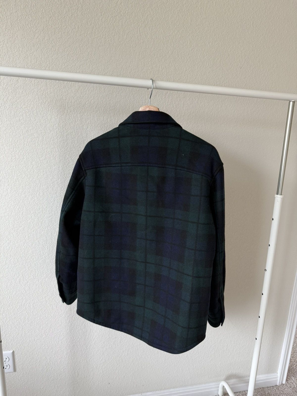 Uniqlo Black Label Cropped Patterned Peacoat Size US XS / EU 42 / 0 - 5 Thumbnail