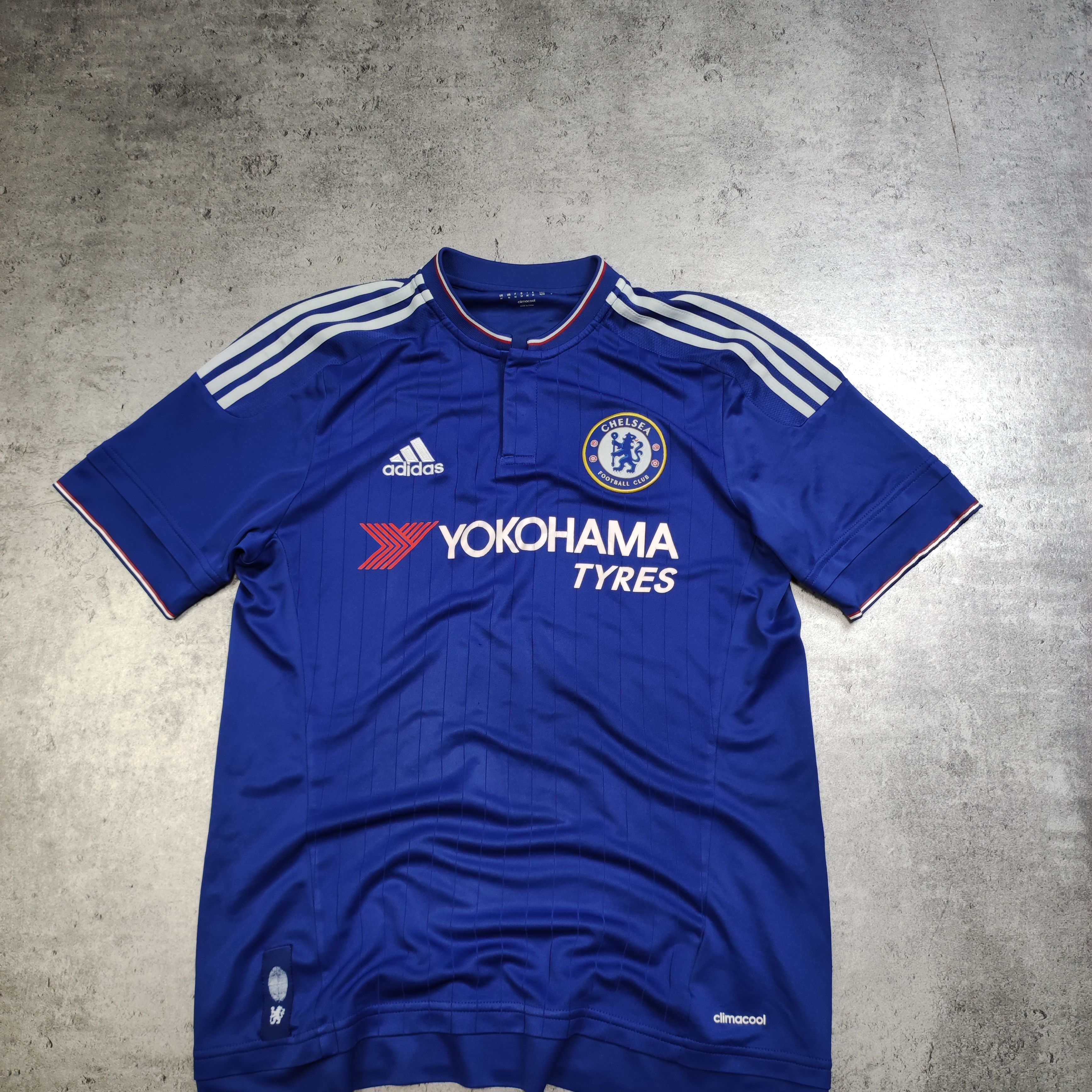 Chelsea Soccer × Vintage RARE Chelsea London x Adidas Home 2015 Football Jersey Size US M / EU 48-50 / 2 - 2 Thumbnail