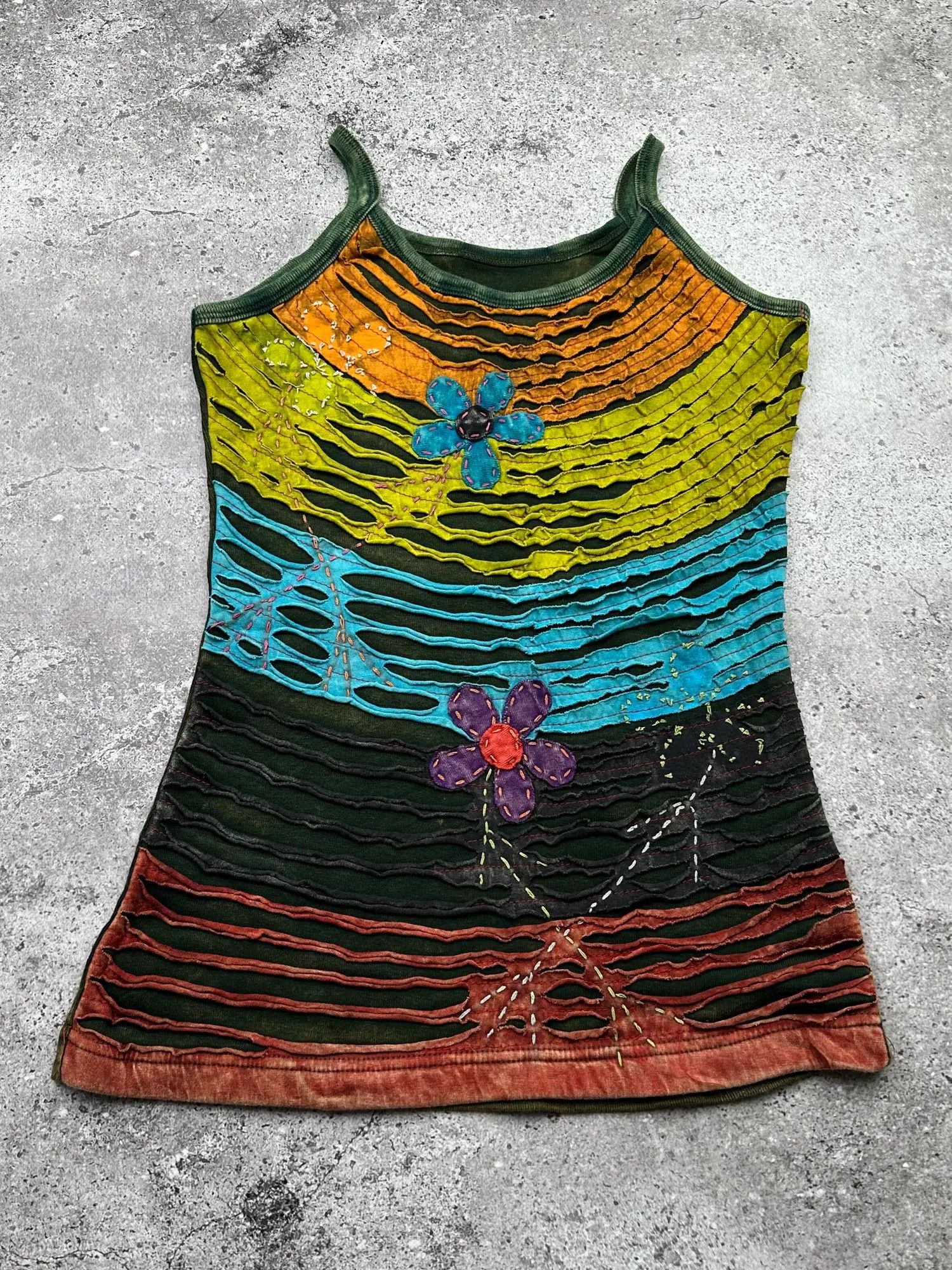 Japanese Brand Vintage Tank Top C458(V598)(E8) Size S / US 4 / IT 40 - 1 Thumbnail