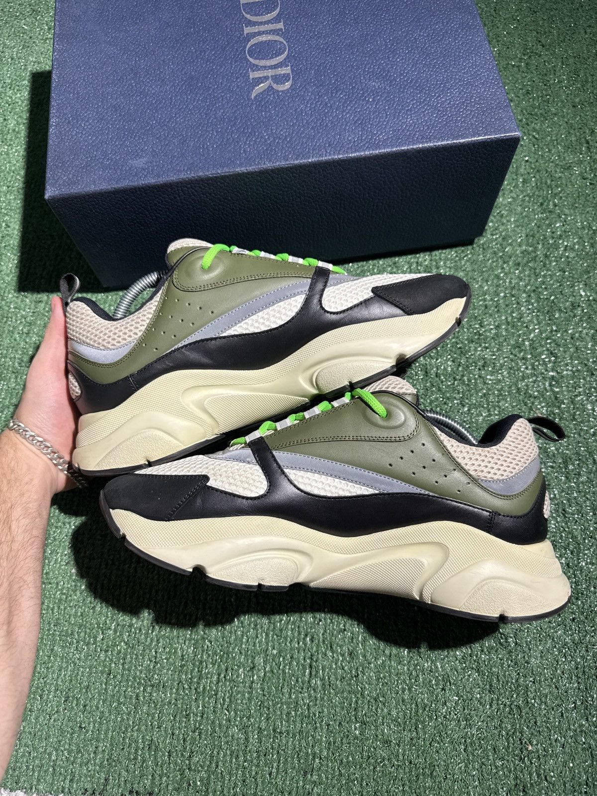 Dior Dior B22 Khaki Pistachio Size US 11 / EU 44 - 6 Thumbnail