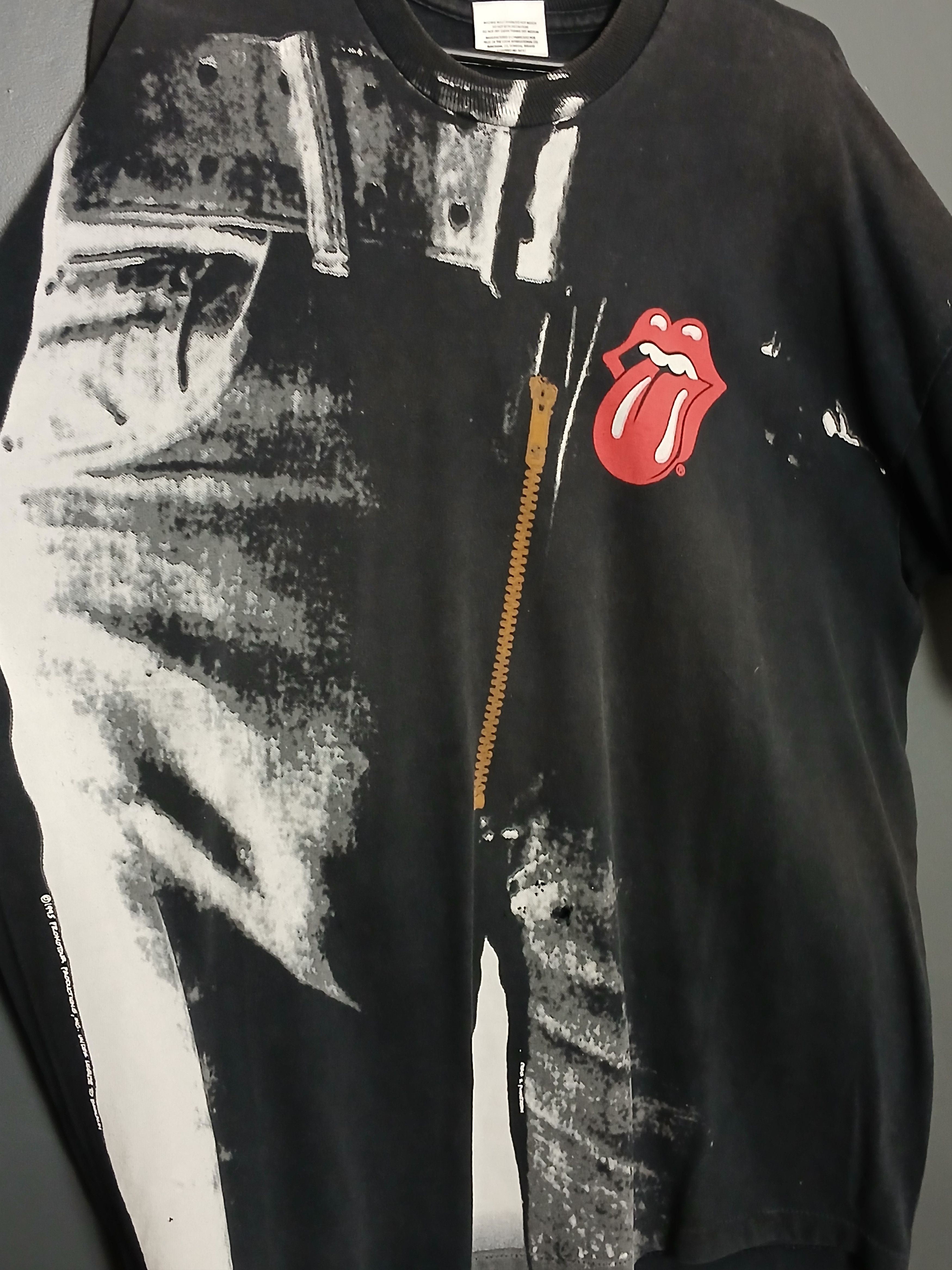 The Rolling Stones Vintage 1995 The Rolling Stones Sticky Fingers T-Shirt Size US XXL / EU 58 / 5 - 4 Thumbnail
